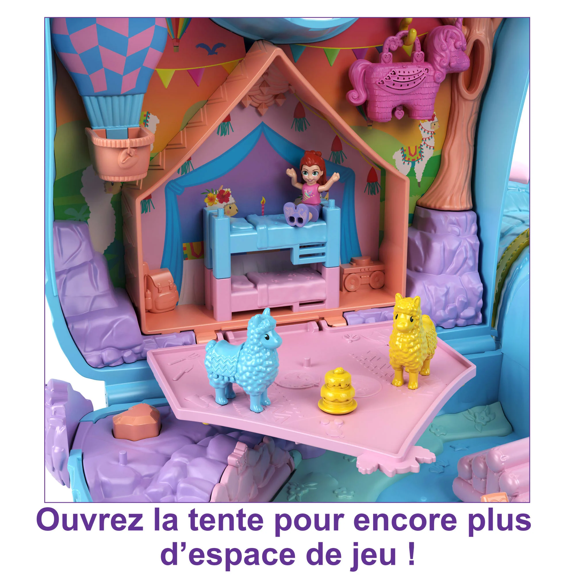 Polly Pocket - Coffret Lama Surprises - Coffret Mini Figurine - 4 ans et + - Image 4
