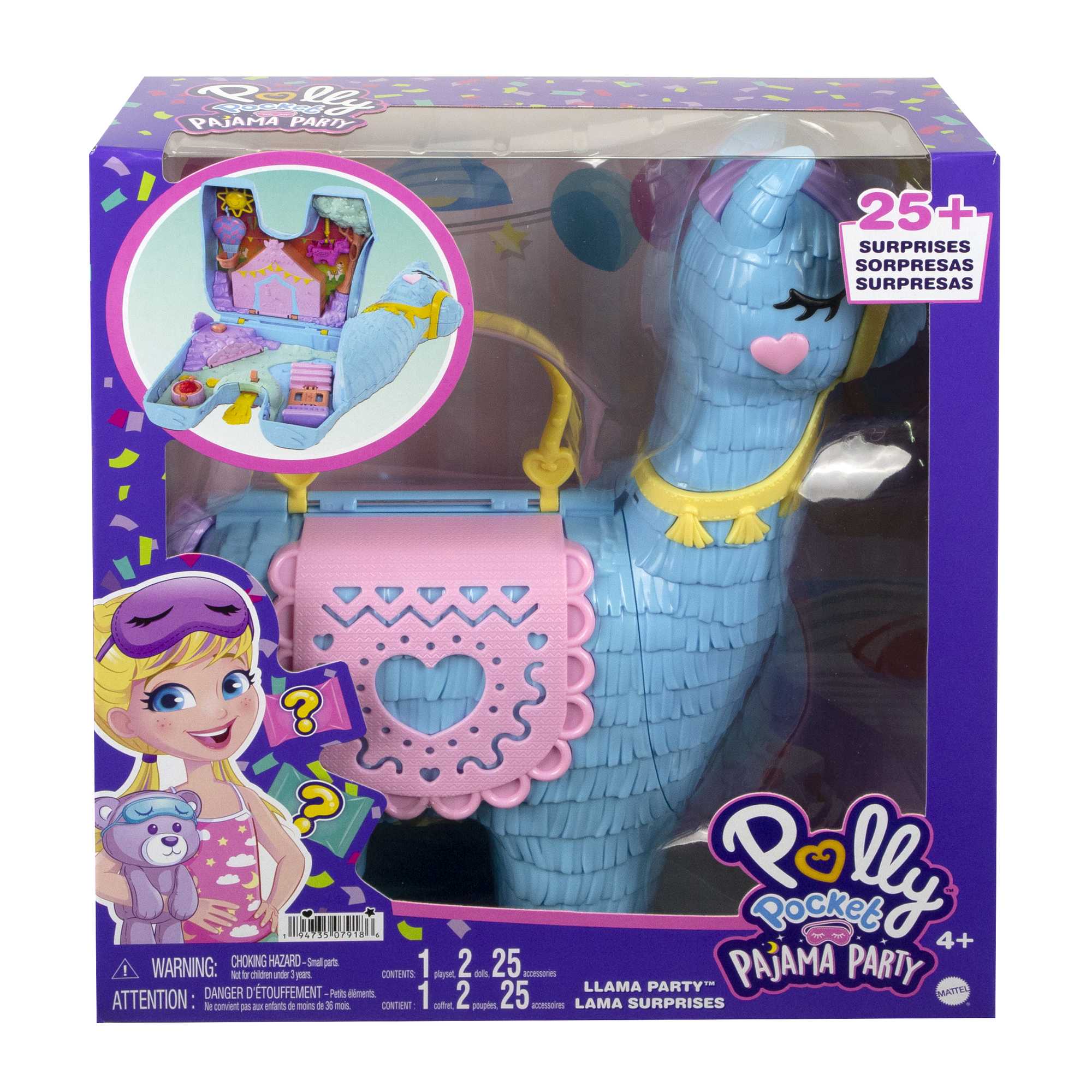 Polly Pocket - Coffret Lama Surprises - Coffret Mini Figurine - 4 ans et + - Image 6
