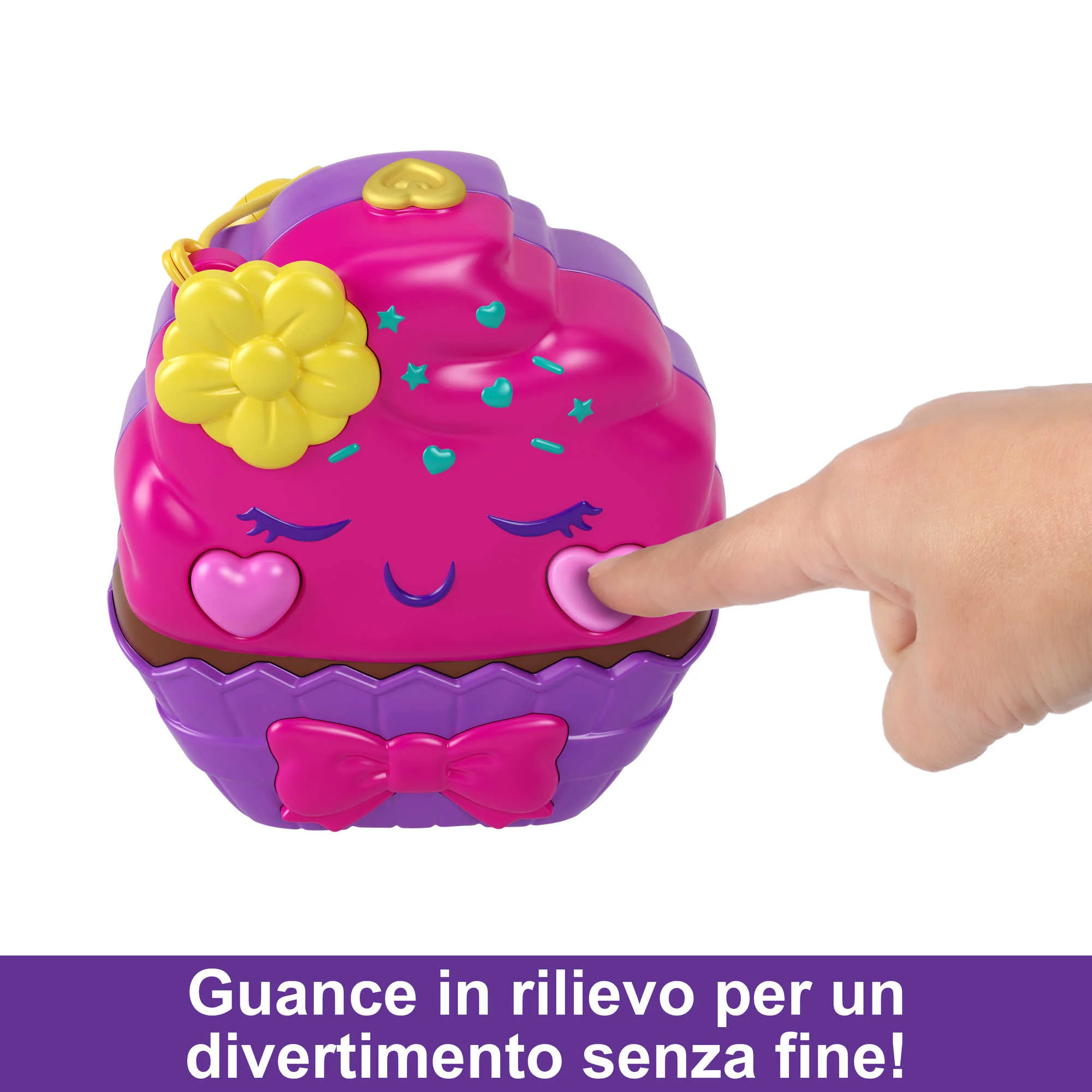 Polly Pocket Cofanetto Cupcake Dolci Pensieri, Con 2 Bambole E Accessori, Mini Giocattoli - Image 3