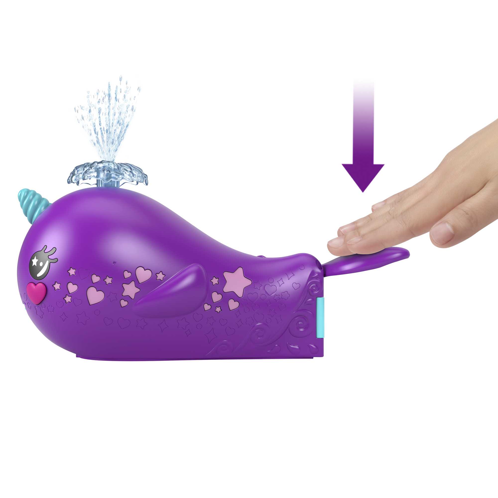 Polly Pocket Sparkle Cove Adventure Narwhal Adventurer Boat - Image 3