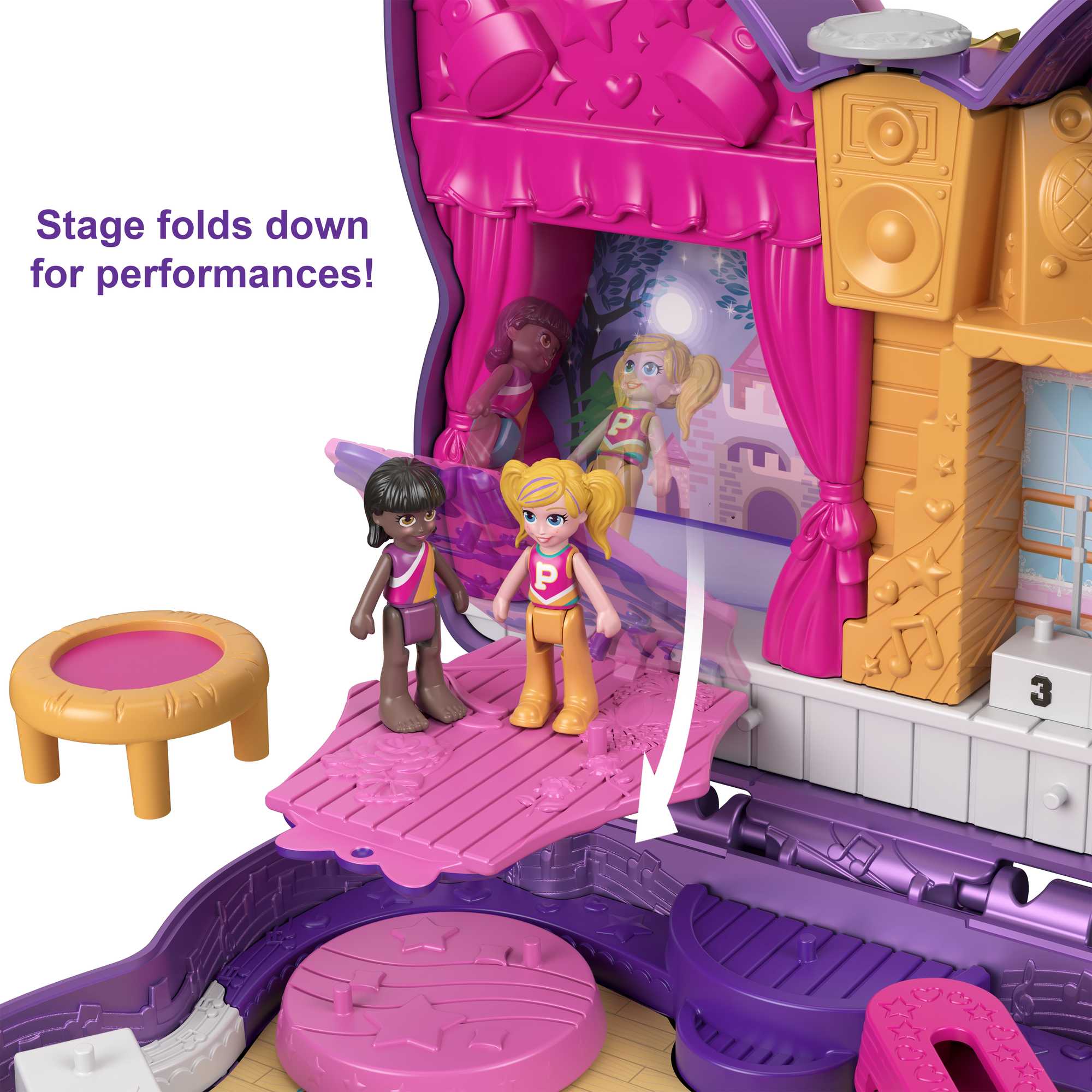Polly Pocket Sparkle Stage Bow Compact - Image 3