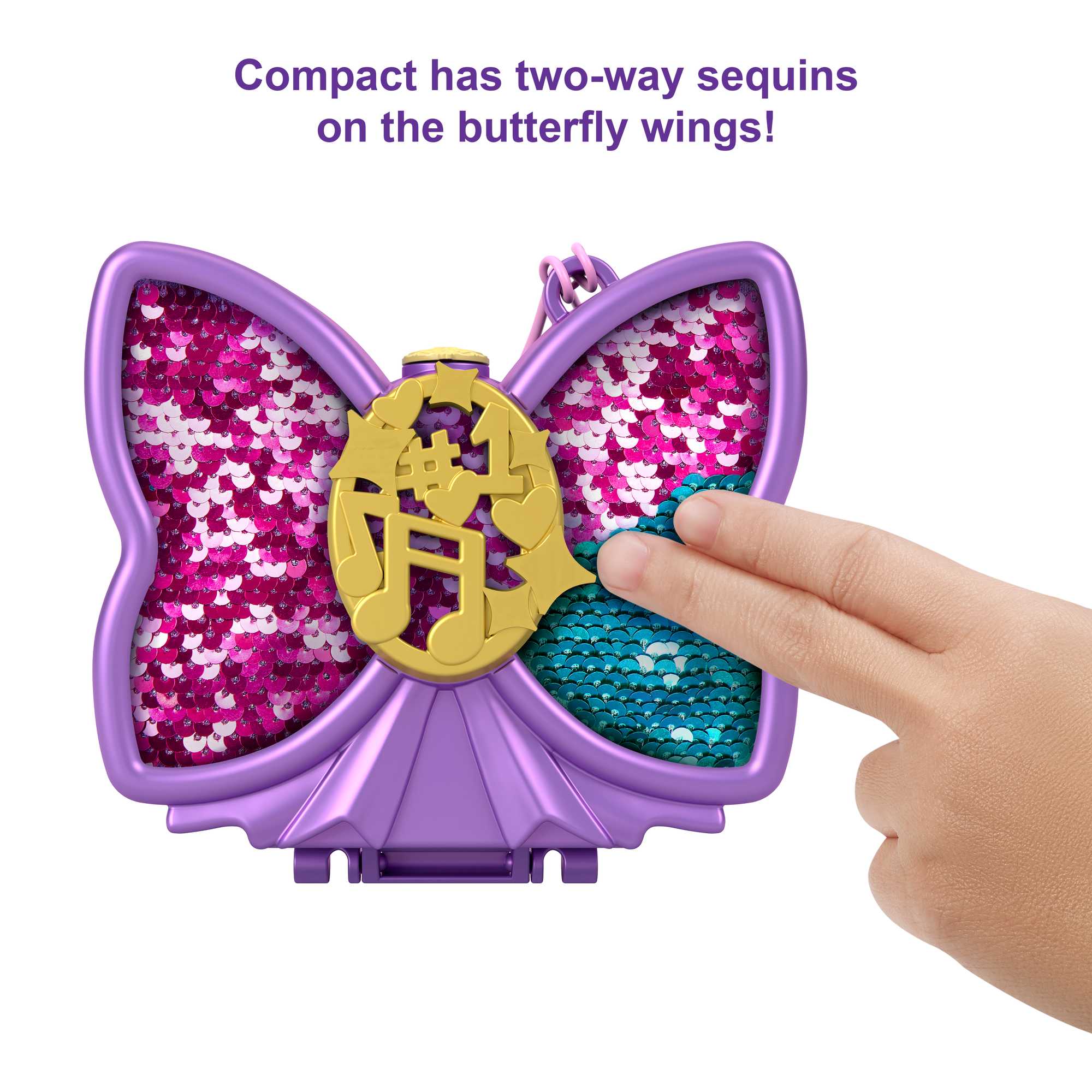 Polly Pocket Sparkle Stage Bow Compact - Image 5
