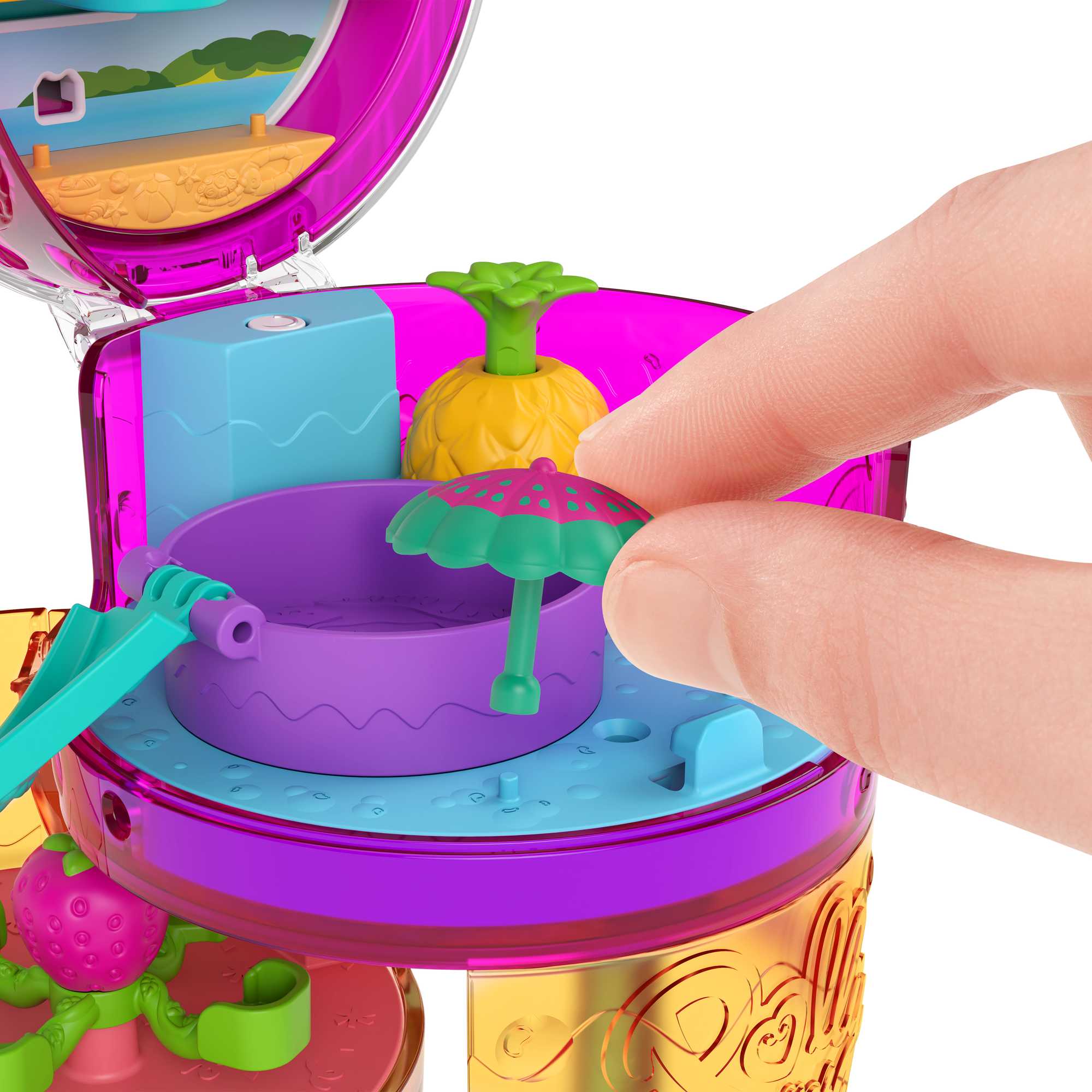 Polly Pocket Spin ‘n Surprise Waterpark Compact Playset - Image 2