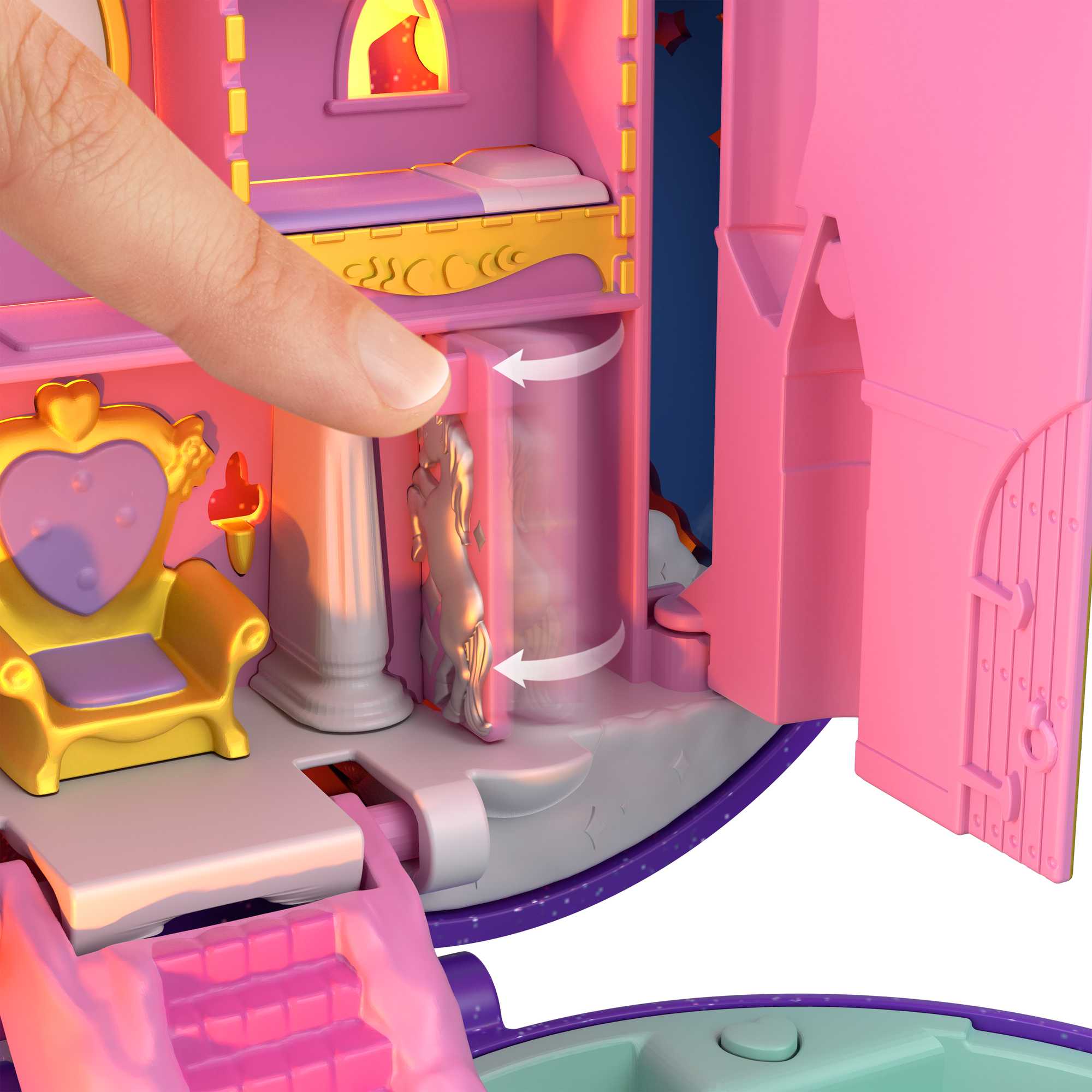 Polly Pocket Starlight Castle Compact - Image 2