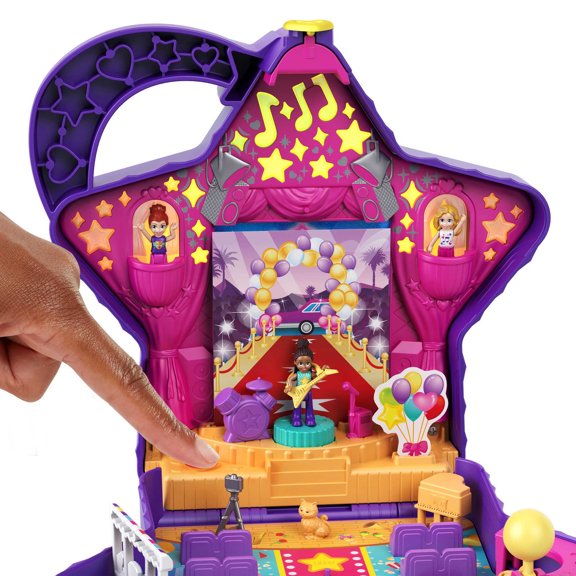 POLLY POCKET STARRING SHANI Talent Show Compact - Image 3