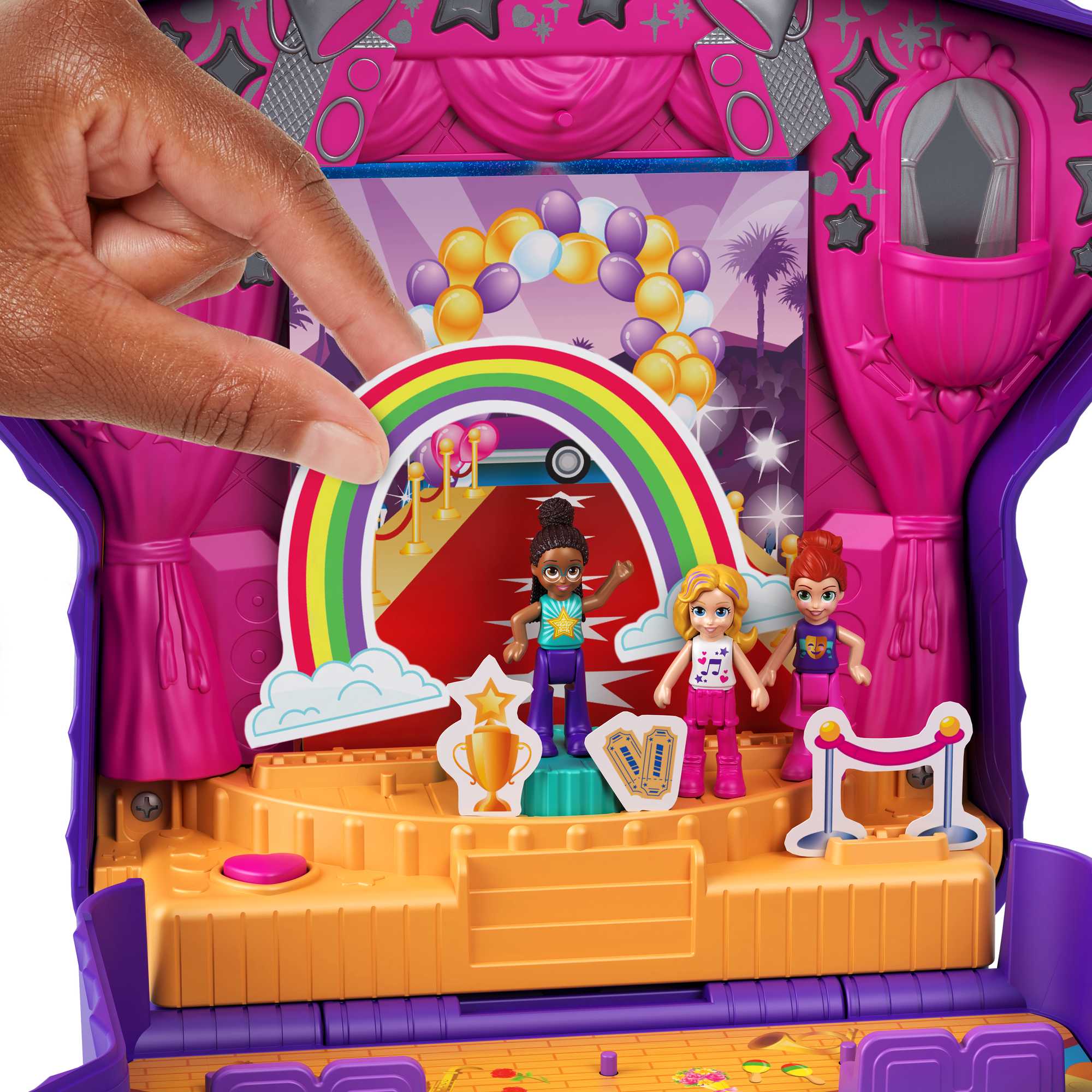 POLLY POCKET STARRING SHANI Talent Show Compact - Image 4