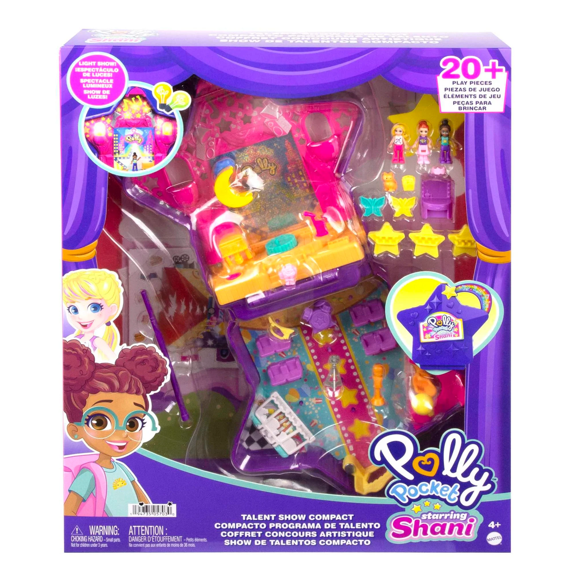 POLLY POCKET STARRING SHANI Talent Show Compact - Image 6