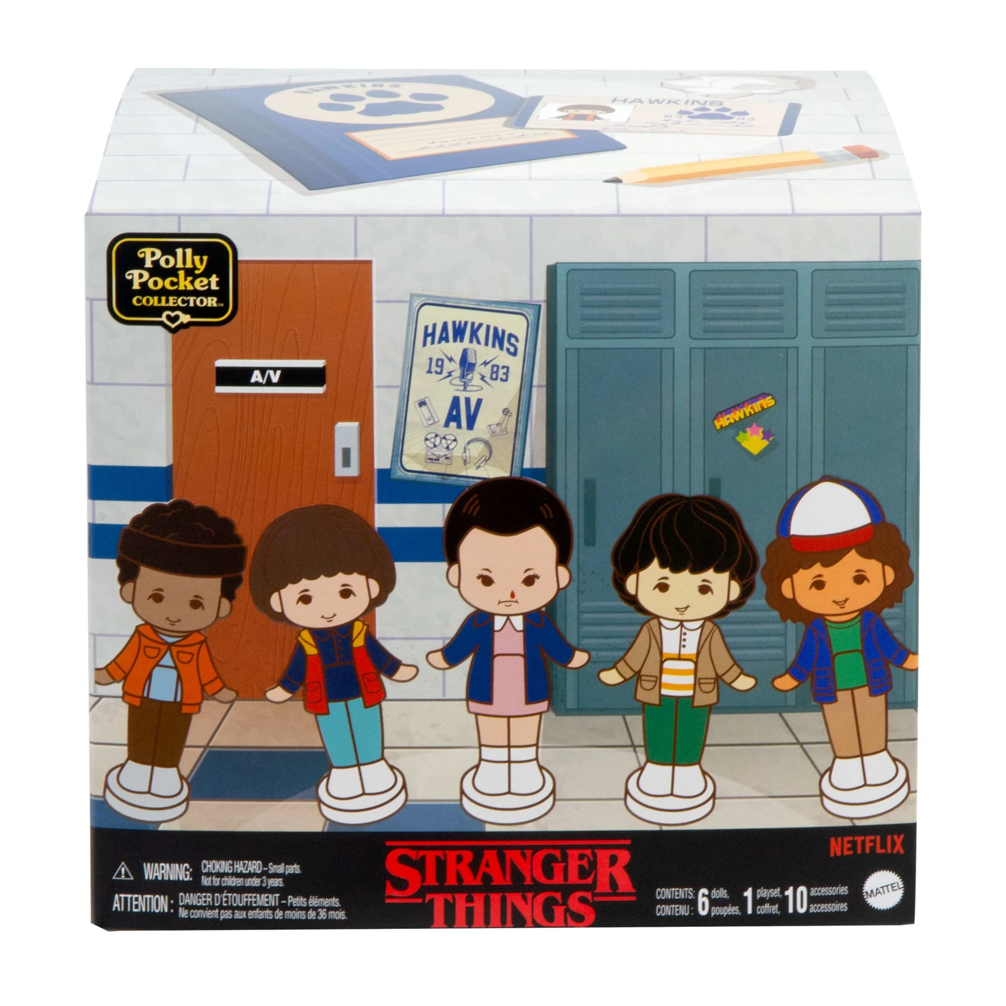Polly Pocket Voor Verzamelaars, Stranger Things, Compacte Speelset, Speciale Editie, Poppen En Speelset - Image 6