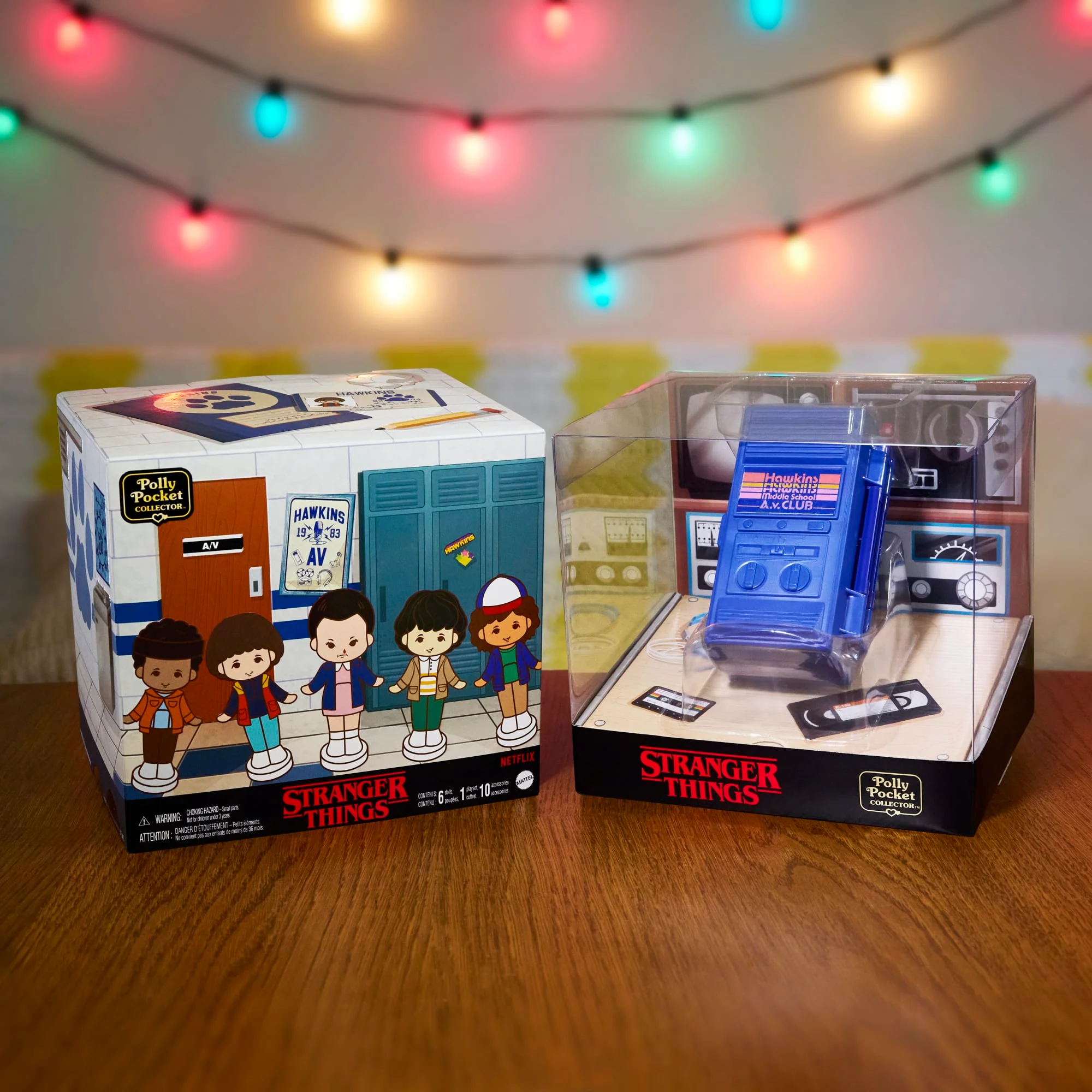 Estuche Stranger Things De Polly Pocket Para Coleccionistas, Muñecos Y Conjunto De Juego De Edición Especial - Image 5