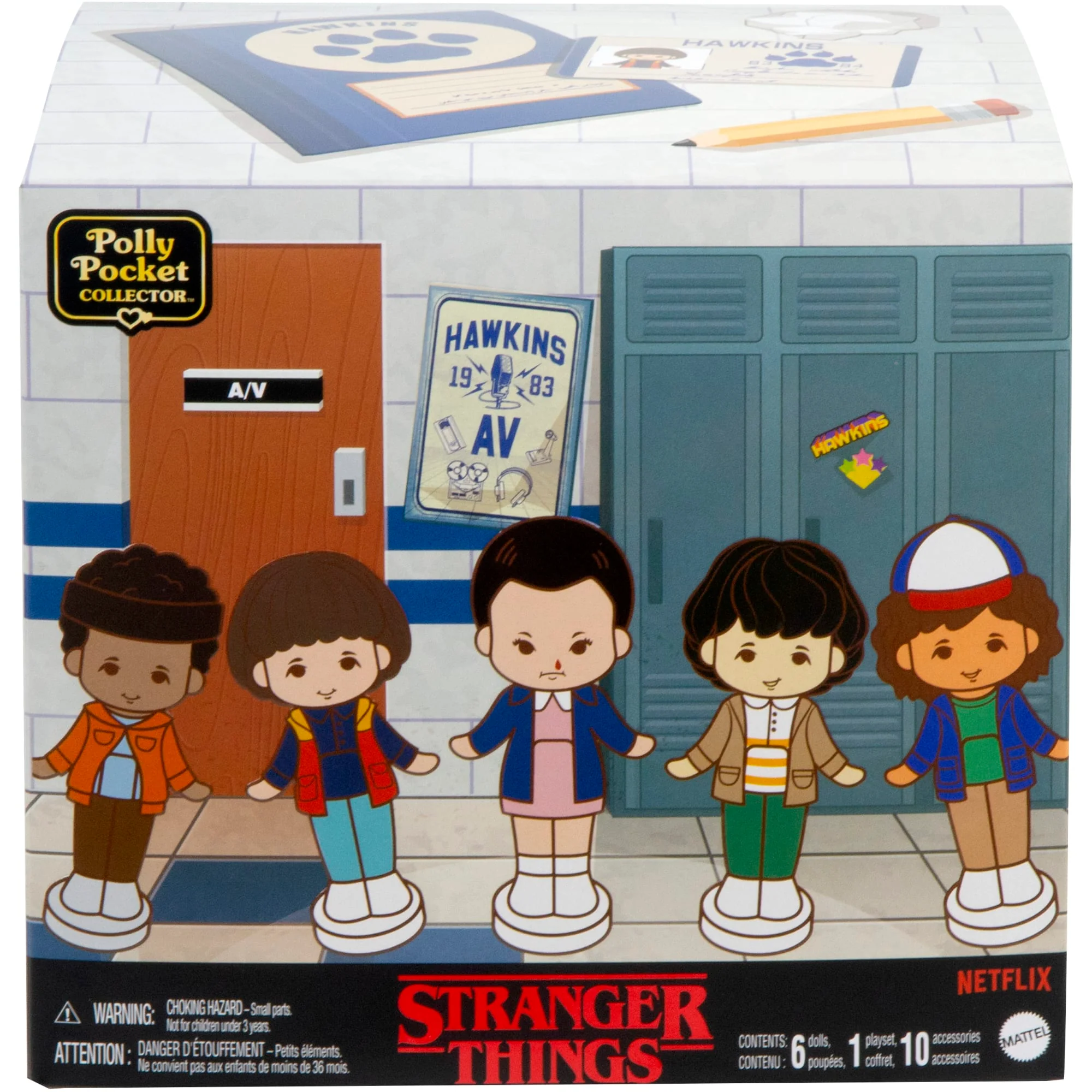 Estuche Stranger Things De Polly Pocket Para Coleccionistas, Muñecos Y Conjunto De Juego De Edición Especial - Image 6
