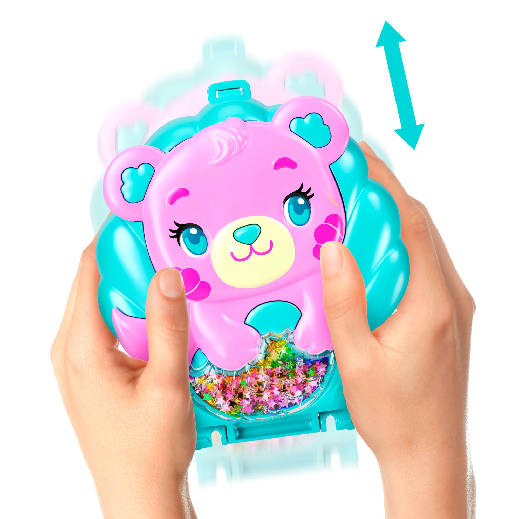 Polly Pocket Syrenkomiś – Błyszcząca wyspa Zestaw kompaktowy, 1 mikro lalka i akcesoria Zabawka 4+ - Image 4