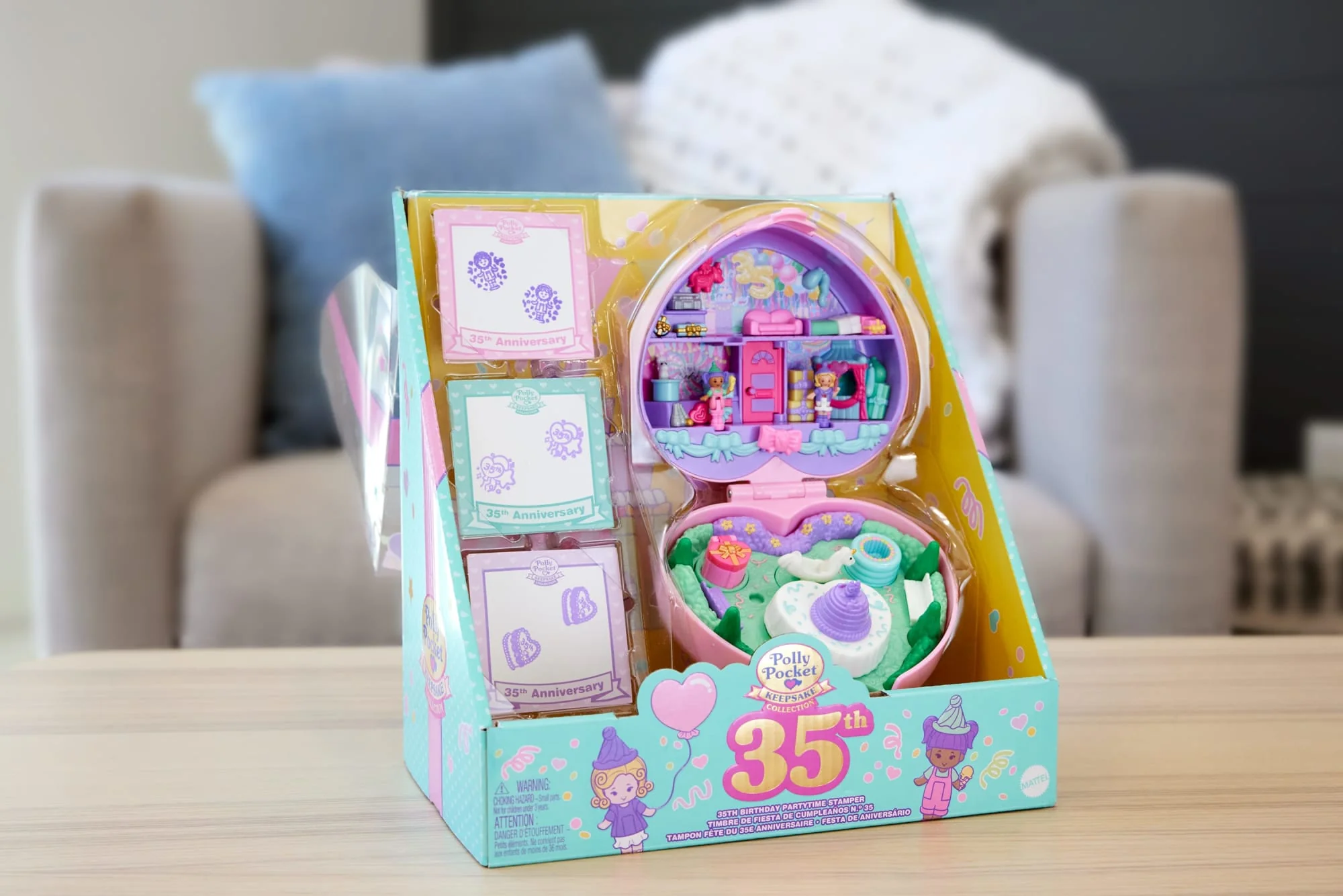 Polly Pocket-Tampon 35Ème Anniversaire-Coffret Collector Avec Poupées - Image 3