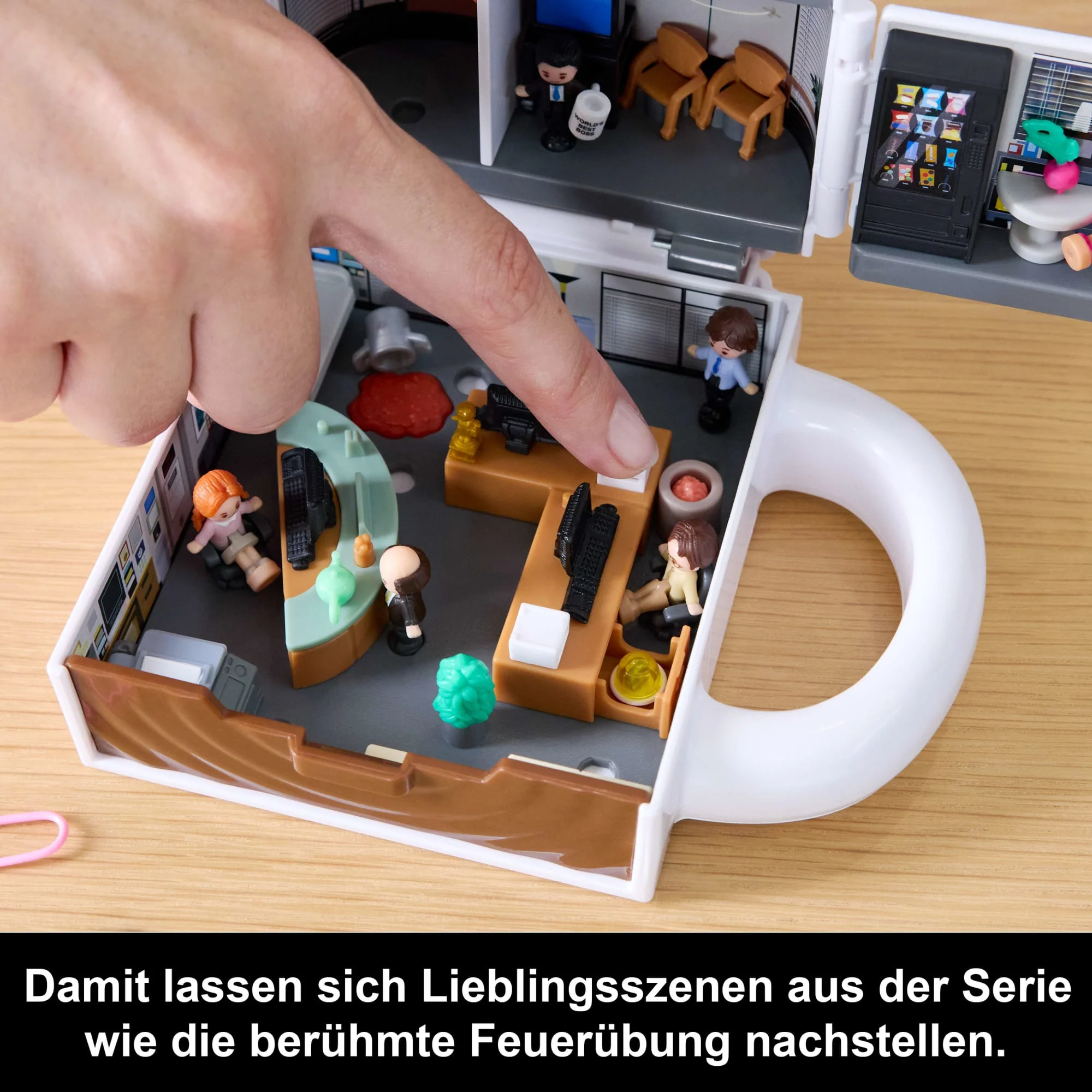 Polly Pocket X The Office-Schatulle, Spielset, 6 Charakterpuppen Und 9 Zubehörteile, Sammelbares Partnership-Spielzeug - Image 5
