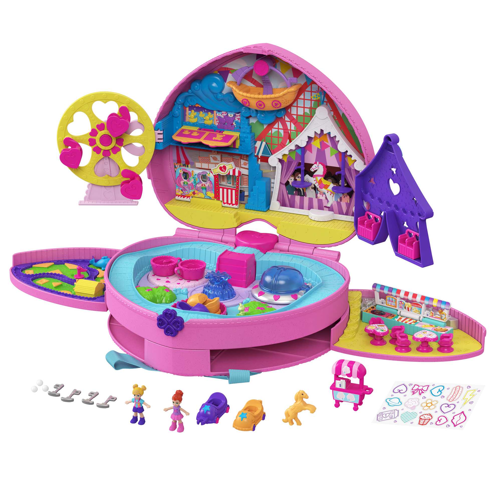 Polly Pocket Tiny Is Mighty Theme Park Backpack Compact
