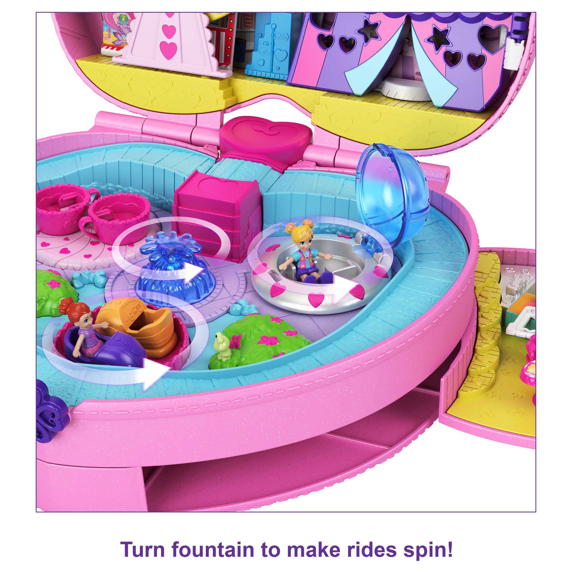 Polly Pocket Tiny Is Mighty Theme Park Backpack Compact - Image 3