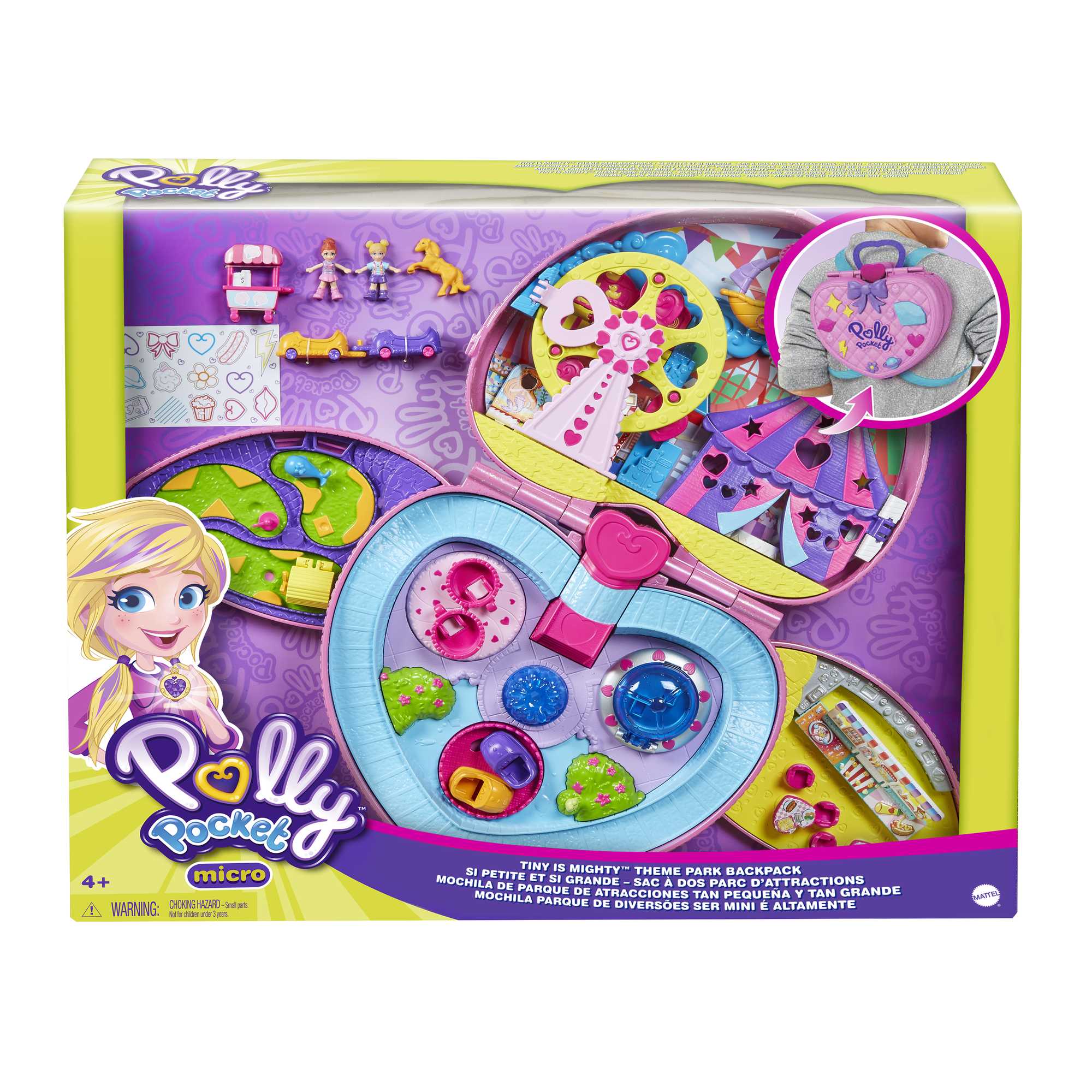 Polly Pocket Tiny Is Mighty Theme Park Backpack - Image 6
