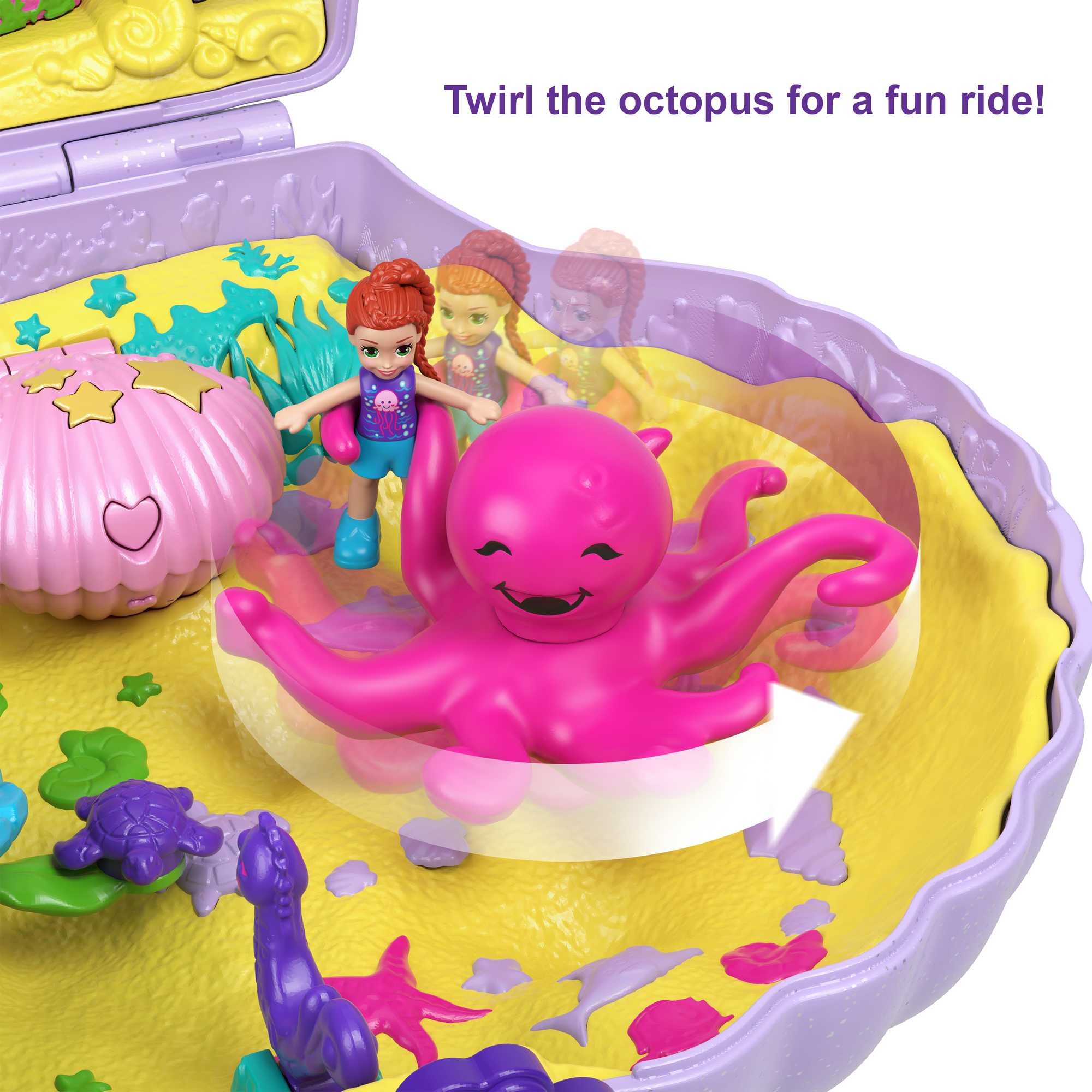 Polly Pocket Tiny Power Seashell Purse - Image 4