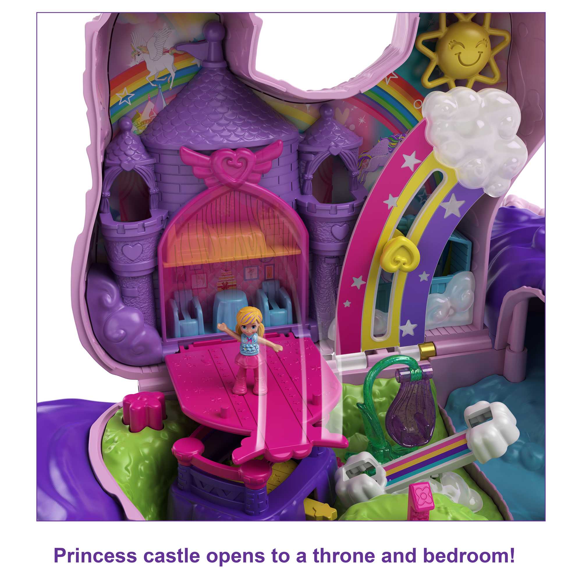 Polly Pocket Unicorn Party Playset - Image 3