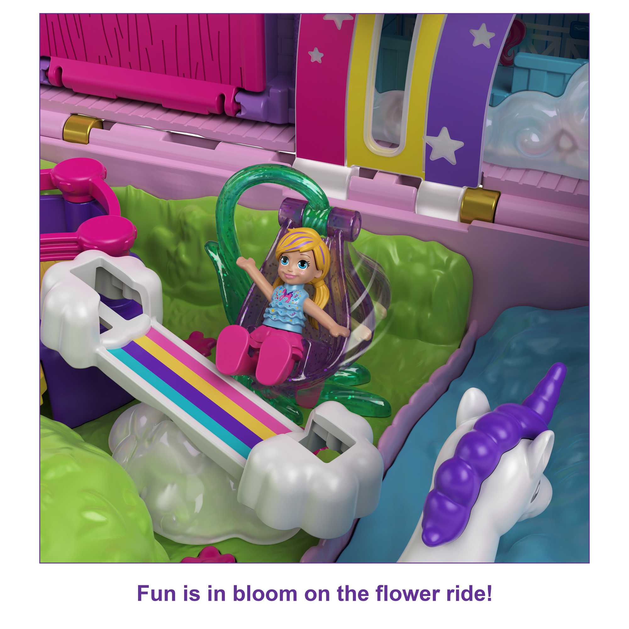 Polly Pocket Unicorn Party Playset - Image 4