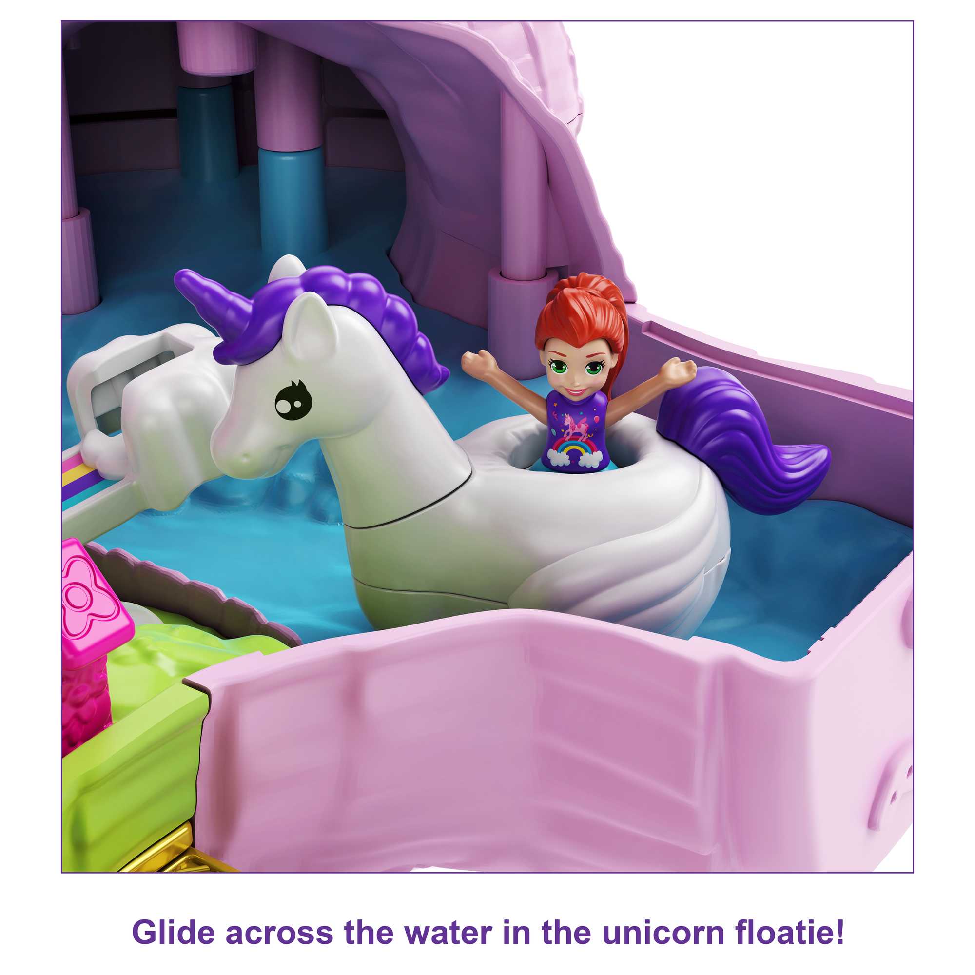 Polly Pocket Unicorn Party Playset - Image 5