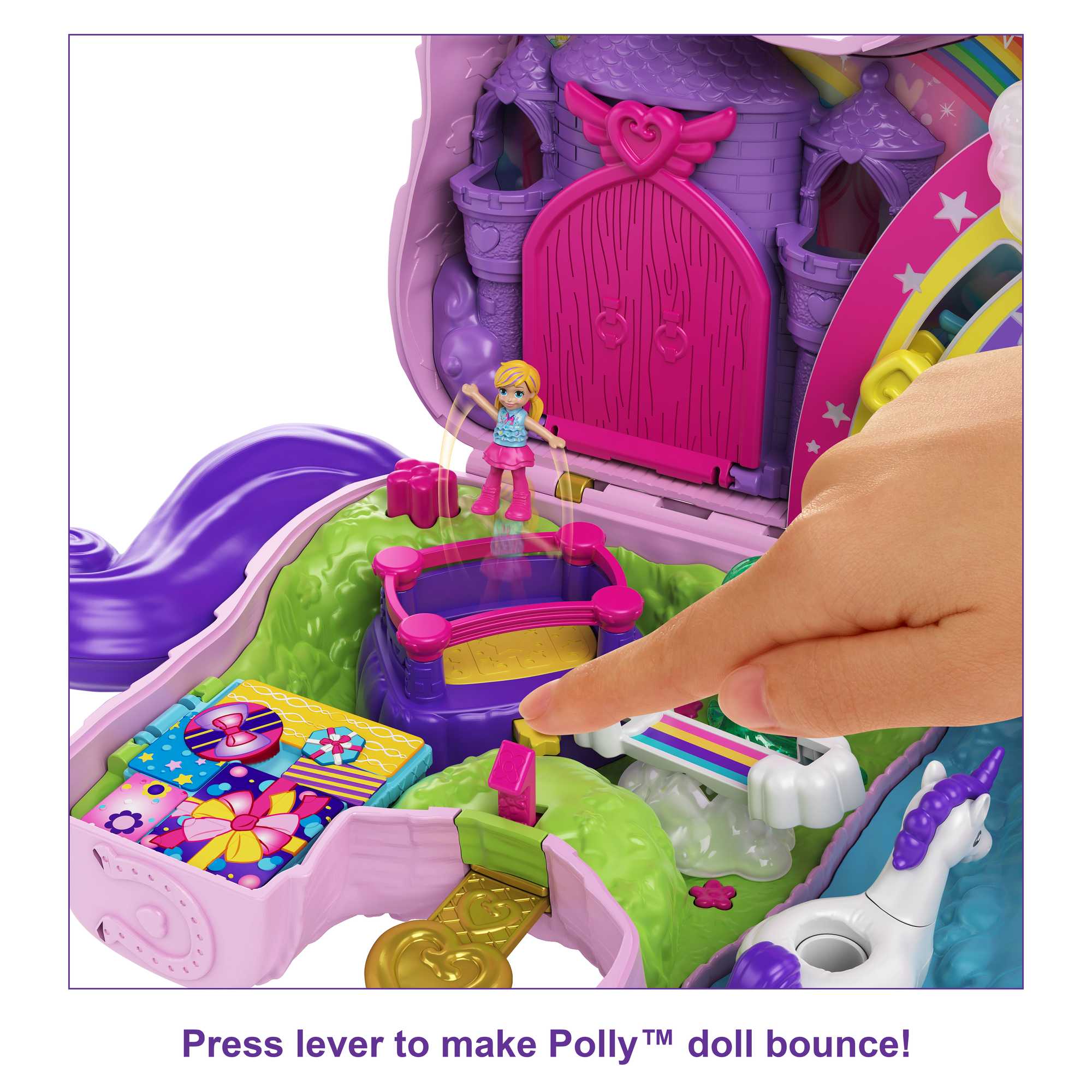 Polly Pocket Unicorn Party Playset - Image 8