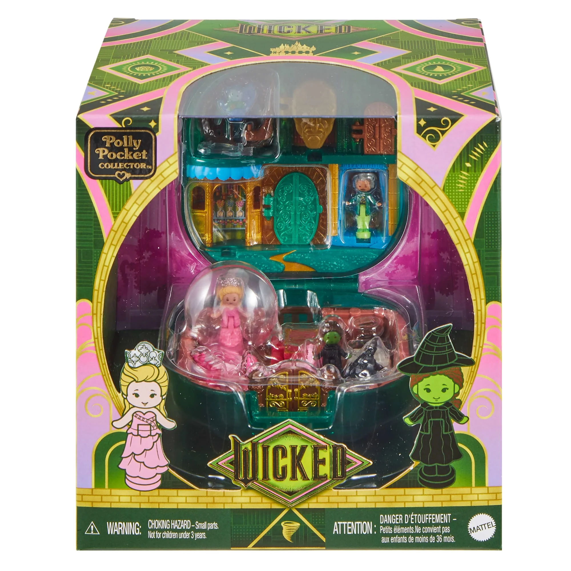 Polly Pocket Mikropuppen Und Spielset, Wicked-Schatulle Für Sammler Mit Hut- Und Blasen-Zubehörteilen - Image 6