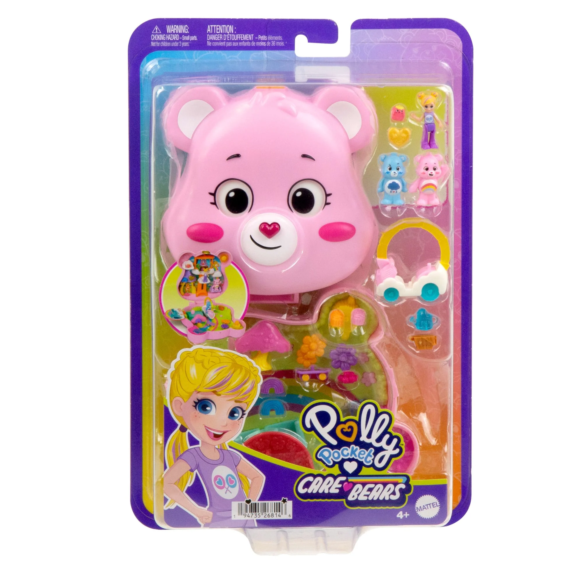 Conjunto De Juego Polly Pocket Y Los Osos Amorosos, Estuche De Viaje Con Muñecos, Coche De Juguete Y Accesorios Temáticos - Image 6