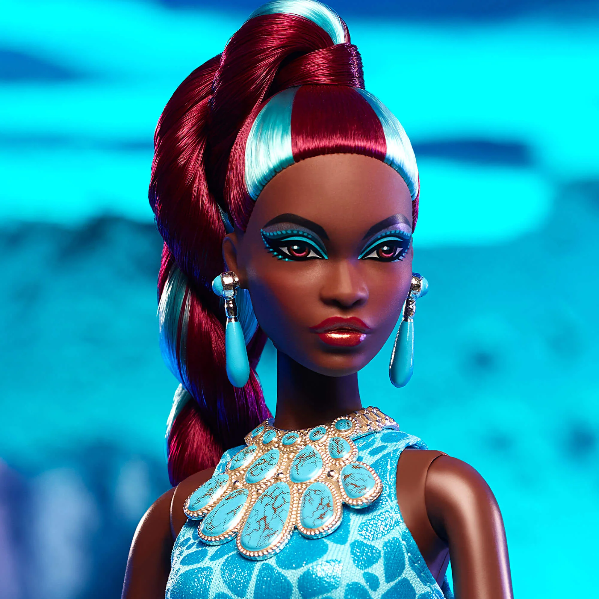 Poupée Barbie Collection Pierres Précieuses Turquoise - Image 5