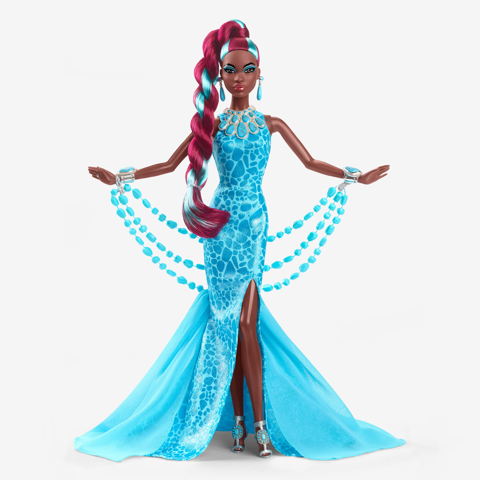 Poupée Barbie Collection Pierres Précieuses Turquoise - Image 8