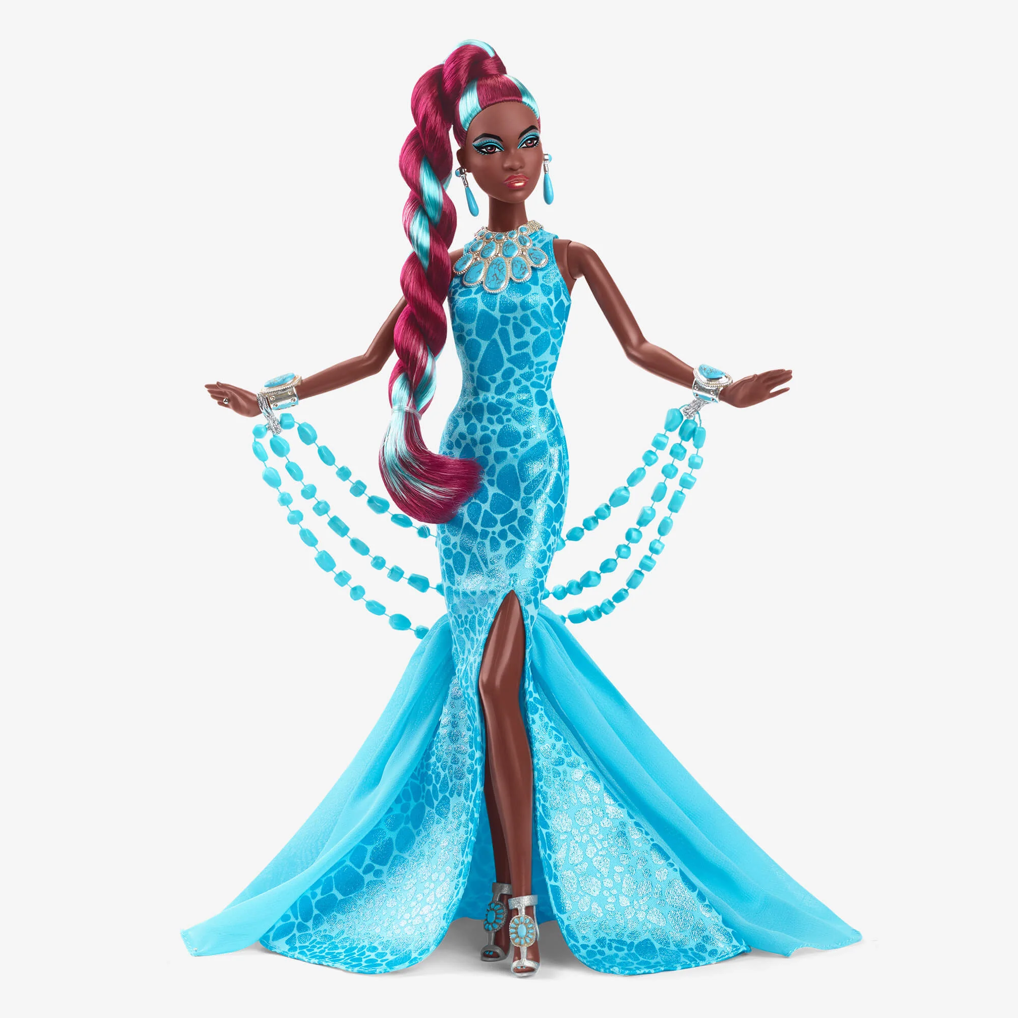Poupée Barbie Collection Pierres Précieuses Turquoise - Image 9