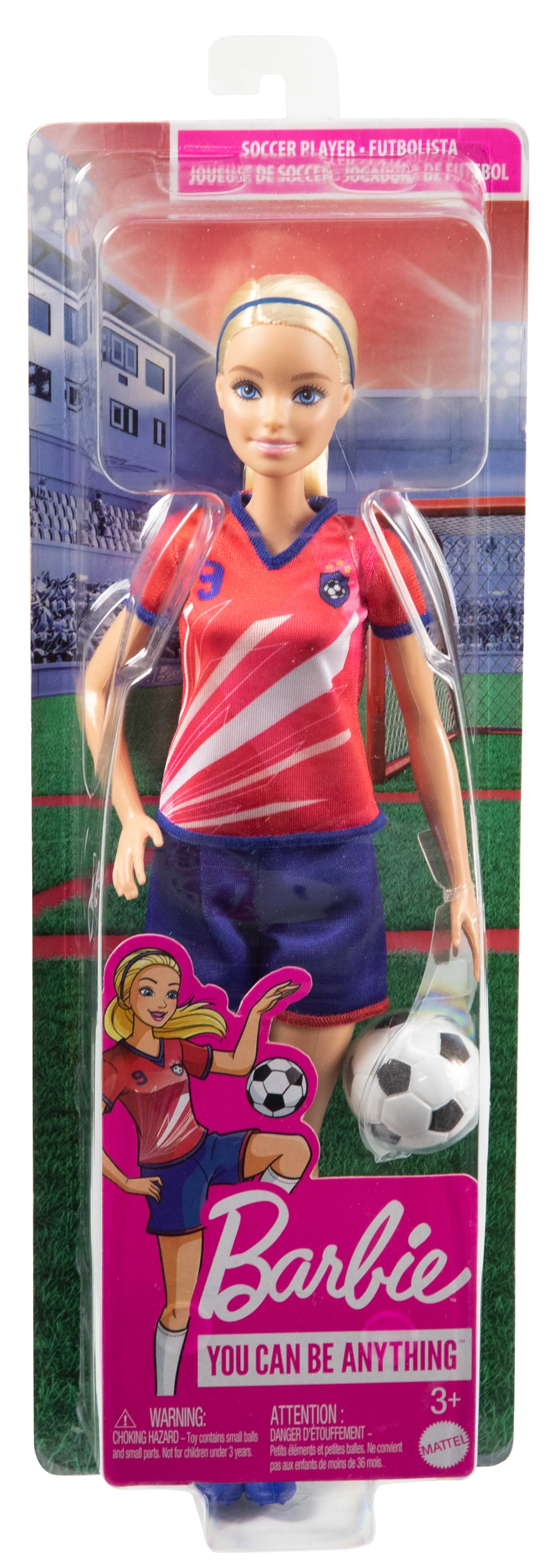 Barbie-Poupée Barbie Footballeuse, Blonde, Maillot N° 9, Dès 3 Ans - Image 6