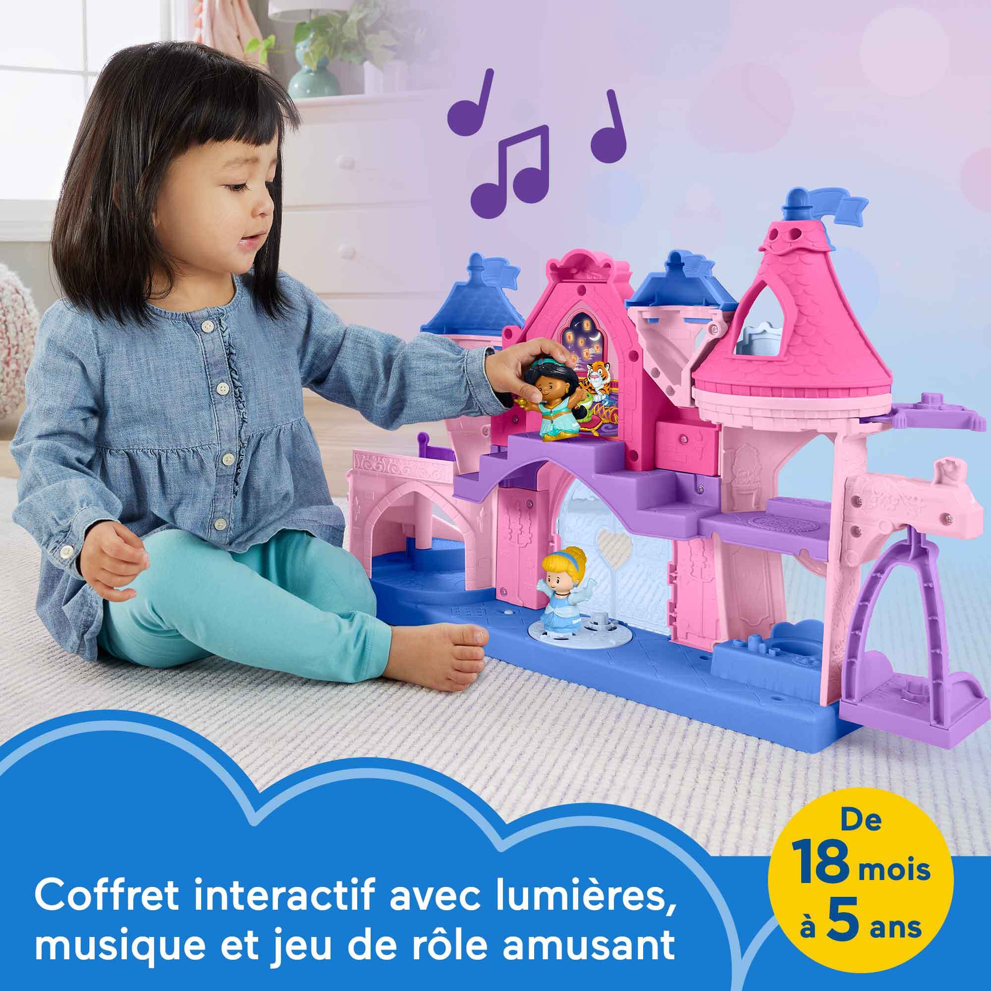 Princesses Disney – Château Dansant Aux Lumières Magiques Little People - Image 2