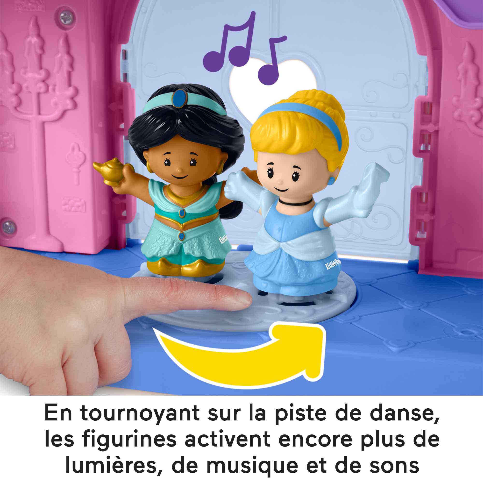 Princesses Disney – Château Dansant Aux Lumières Magiques Little People - Image 4