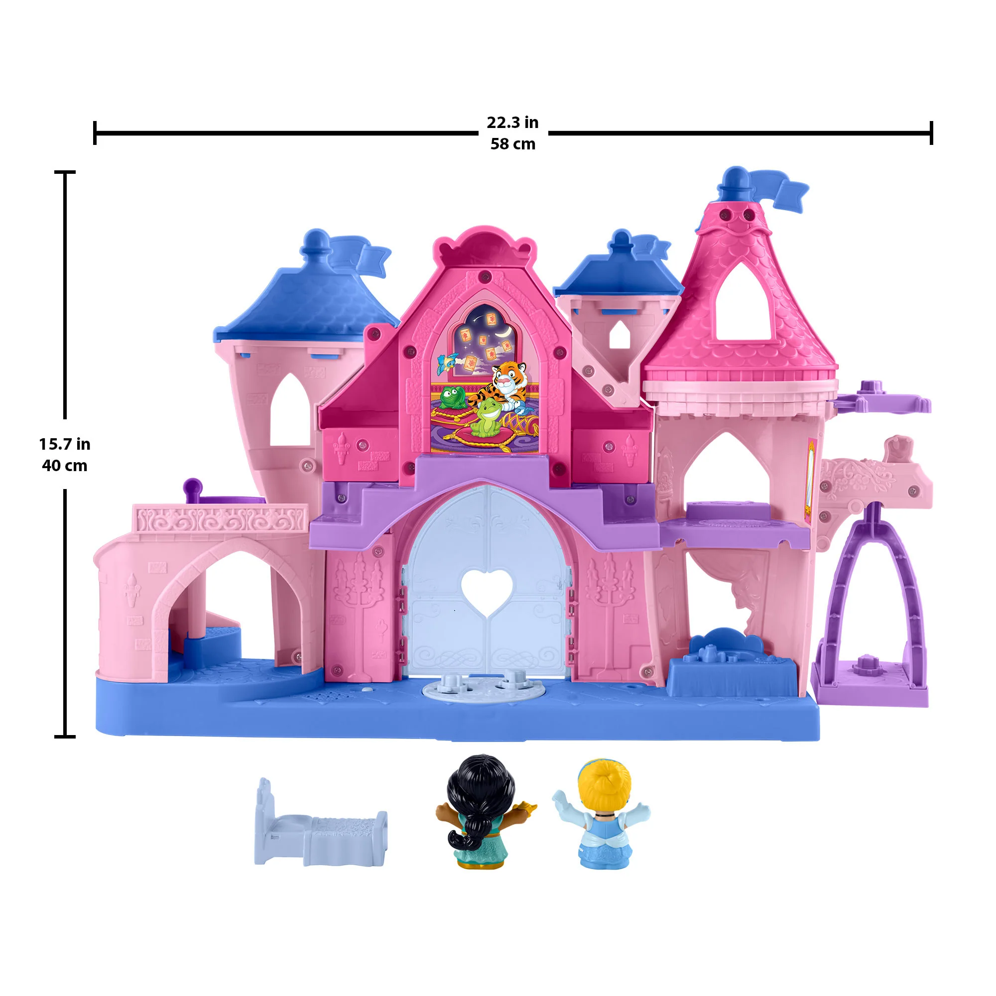 Princesses Disney – Château Dansant Aux Lumières Magiques Little People - Image 7