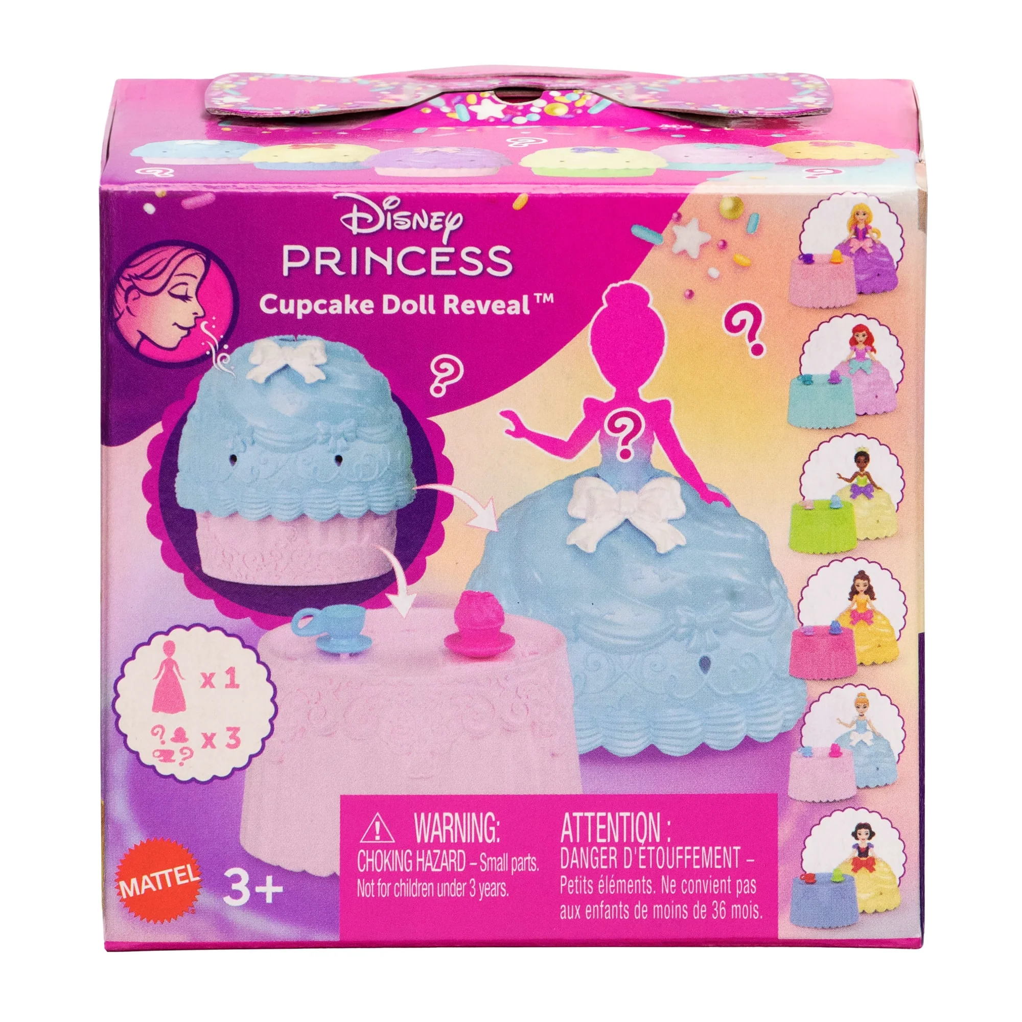 Princesses Disney-Petite Poupée Cupcake Doll Reveal Avec 5 Surprises - Image 6