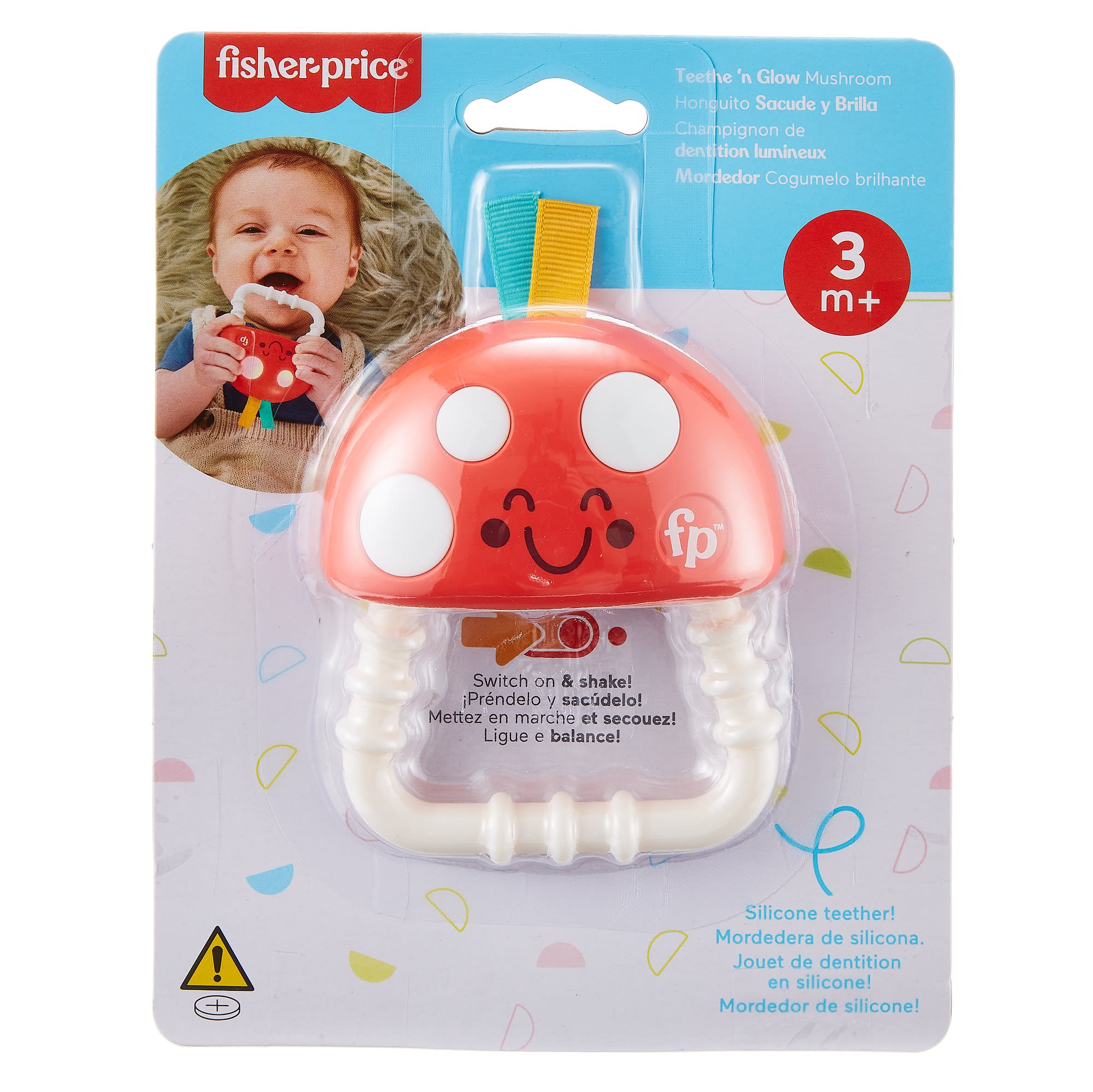 Погремушка-прорезыватель Fisher-Price Грибочек - Image 6