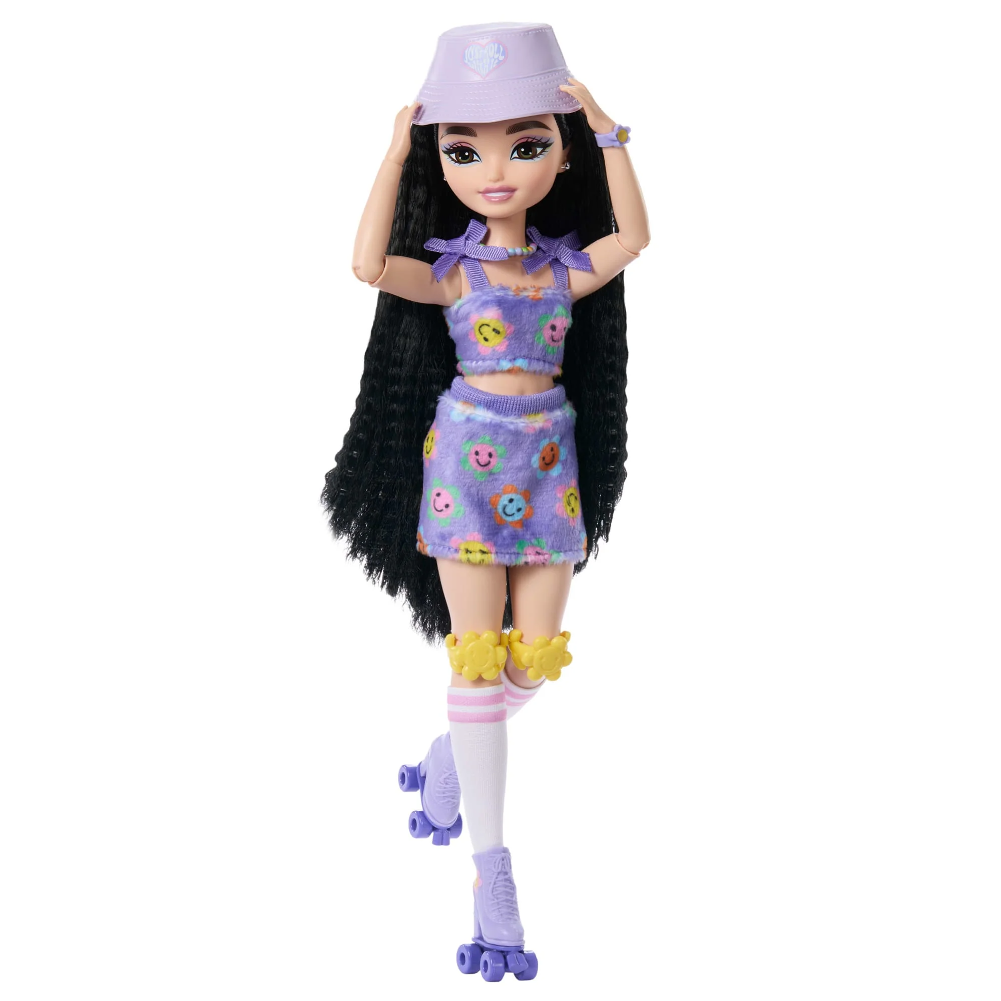 Rüya Arkadaşlar Patenci Barbie Renee Bebek Ile Video Ve Yemek Temalı 12 Aksesuar - Image 3