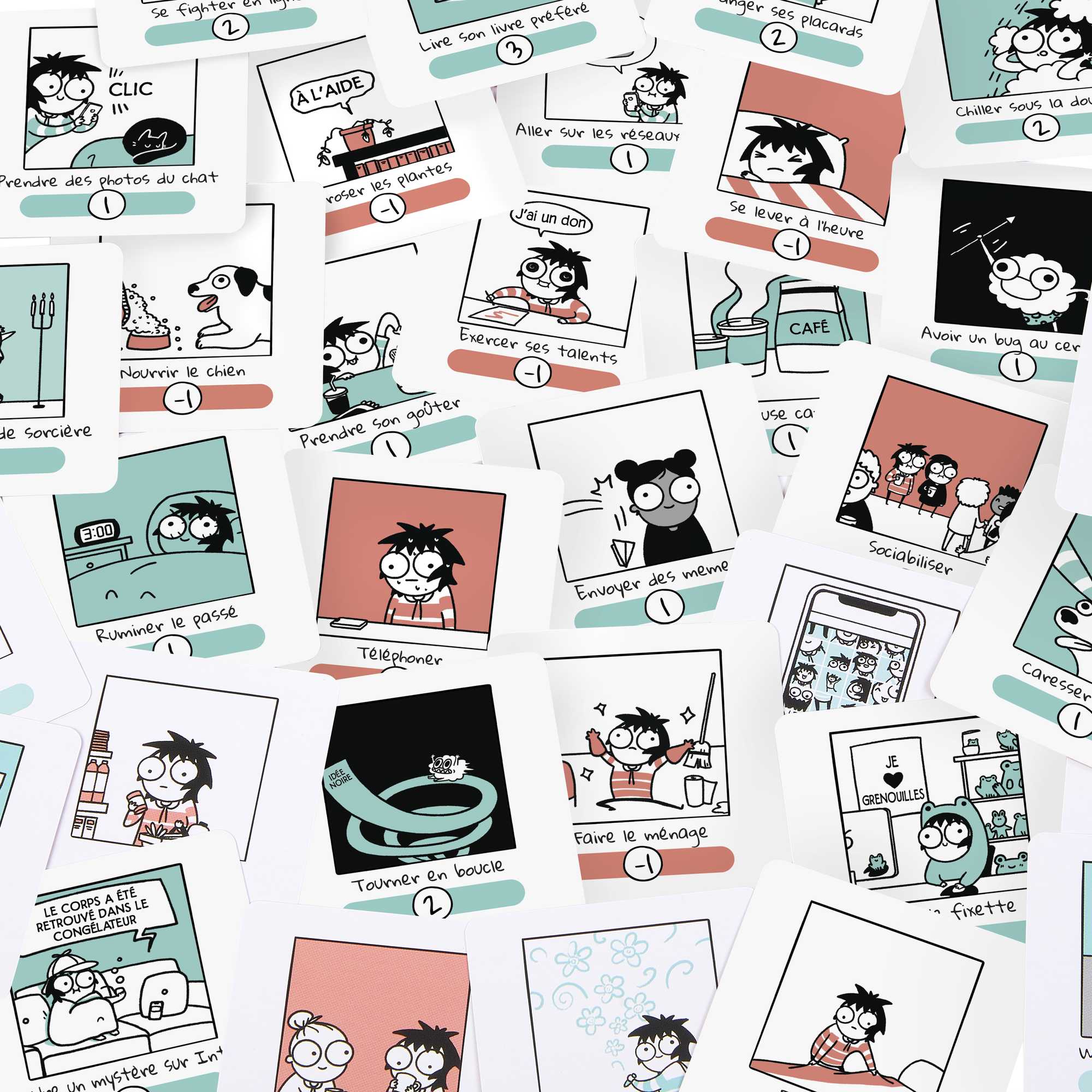 Mattel Games - Objectif Sieste ! - Jeu de cartes Procrastination - Jeu de société Famille - 7 ans et + - Image 6