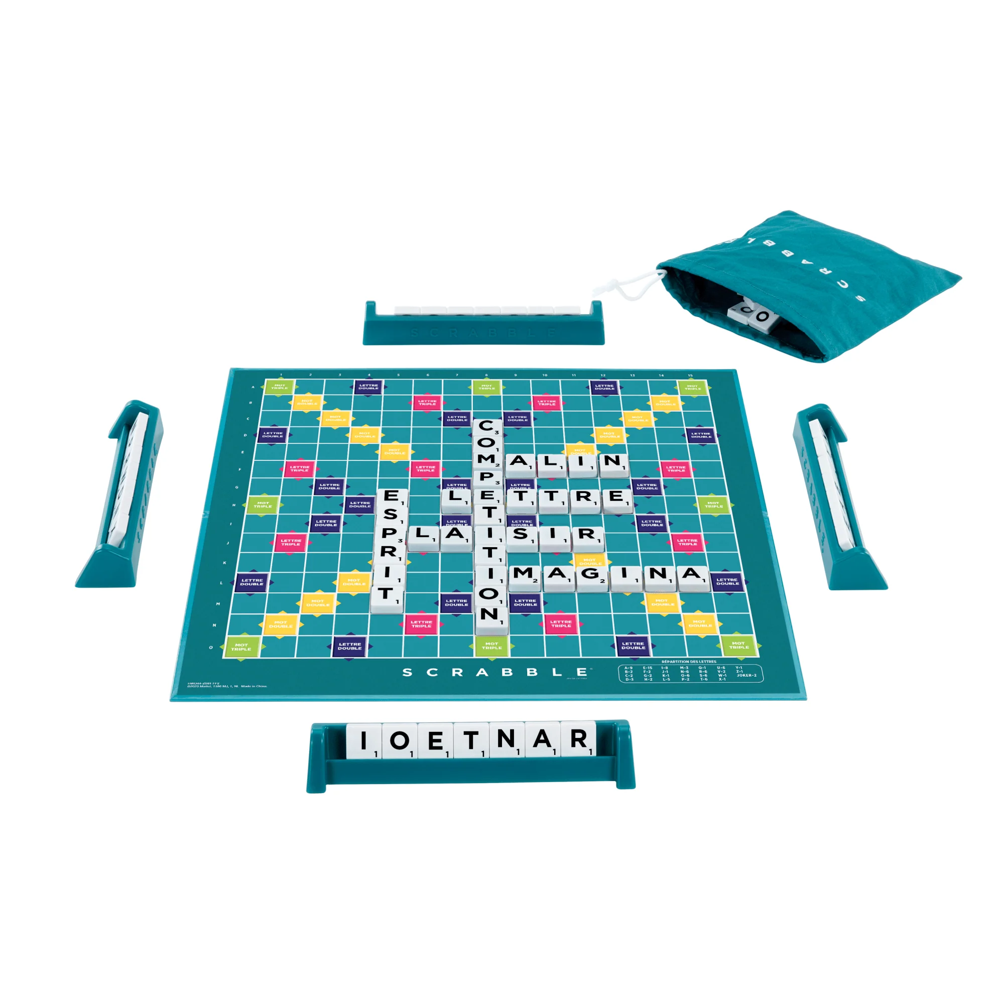 Mattel Games - Scrabble Classique 2 En 1 Avec Plateau Réversible - Jeu De Société - 8 Ans Et + - Image 5