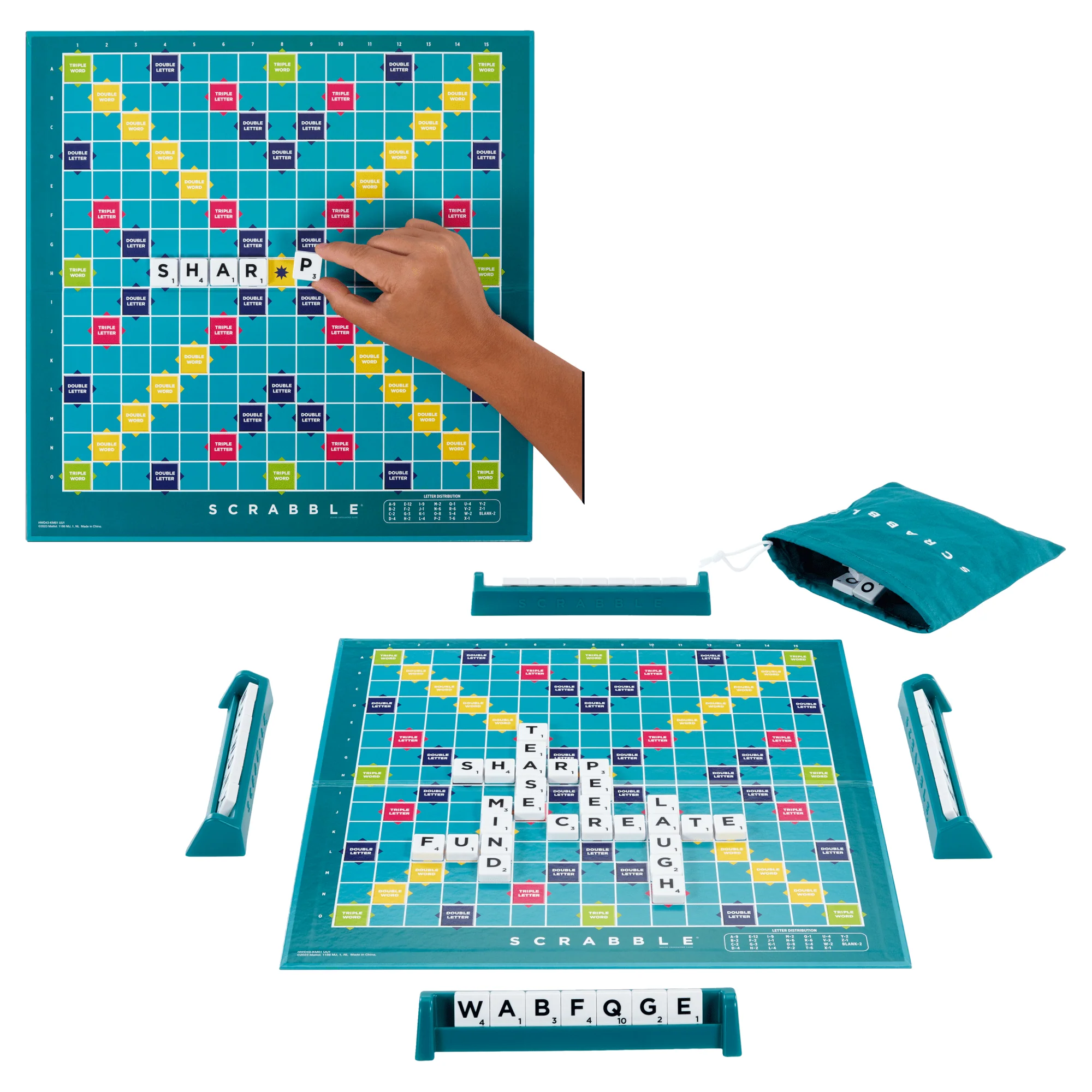 Mattel Games Juego De Mesa Scrabble Plus En Castellano - Image 2