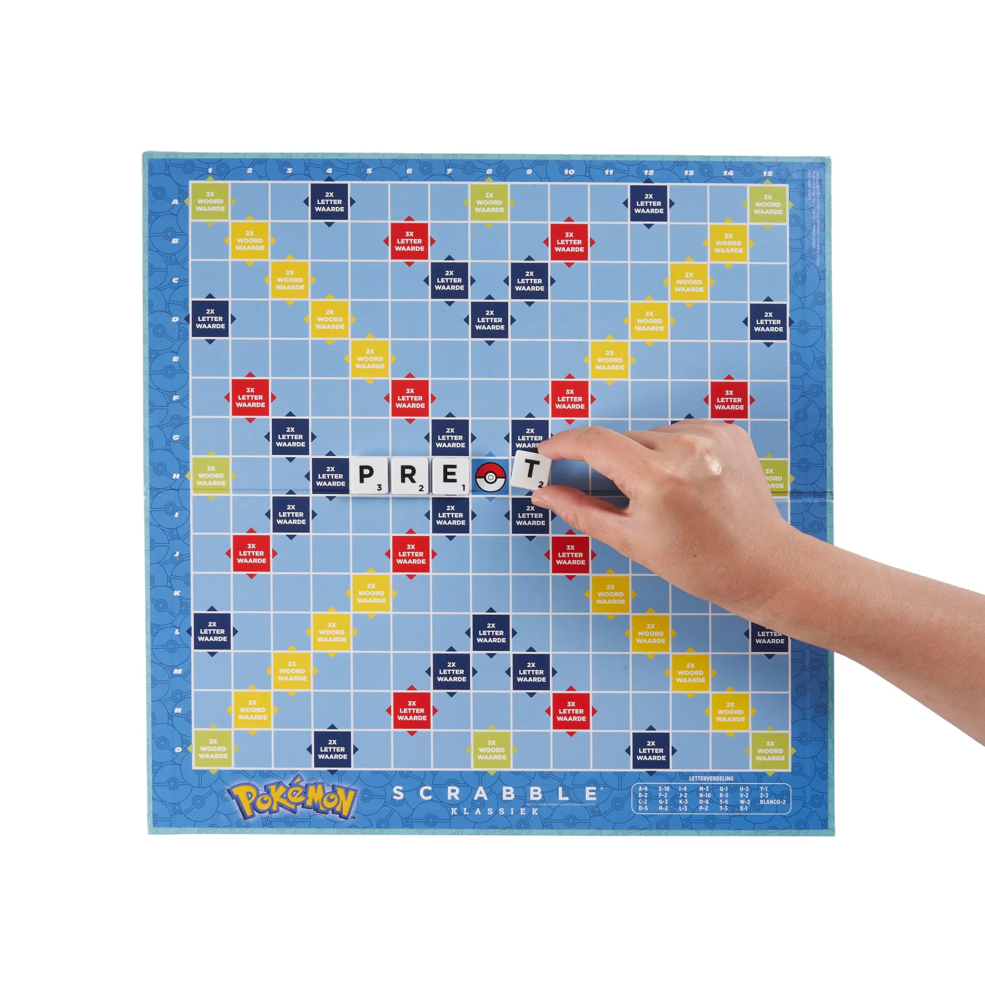 Scrabble Pokémon Bordspel, Klassiek Woordspel Voor Families Met Twee Manieren Om Te Spelen Voor 2-4 Spelers, Nederlandse Editie - Image 5