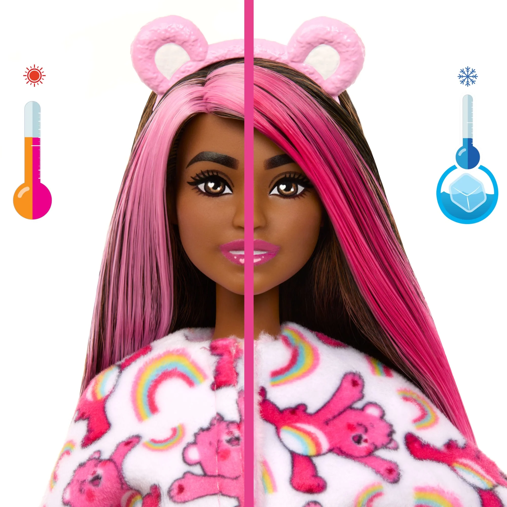 Pelüş Neşeli Ayıcık Kostümü Giyen Barbie Cutie Reveal Sevimli Ayıcıklar Serisi Bebek, Aksesuarlar Ve 10 Sürpriz - Image 3