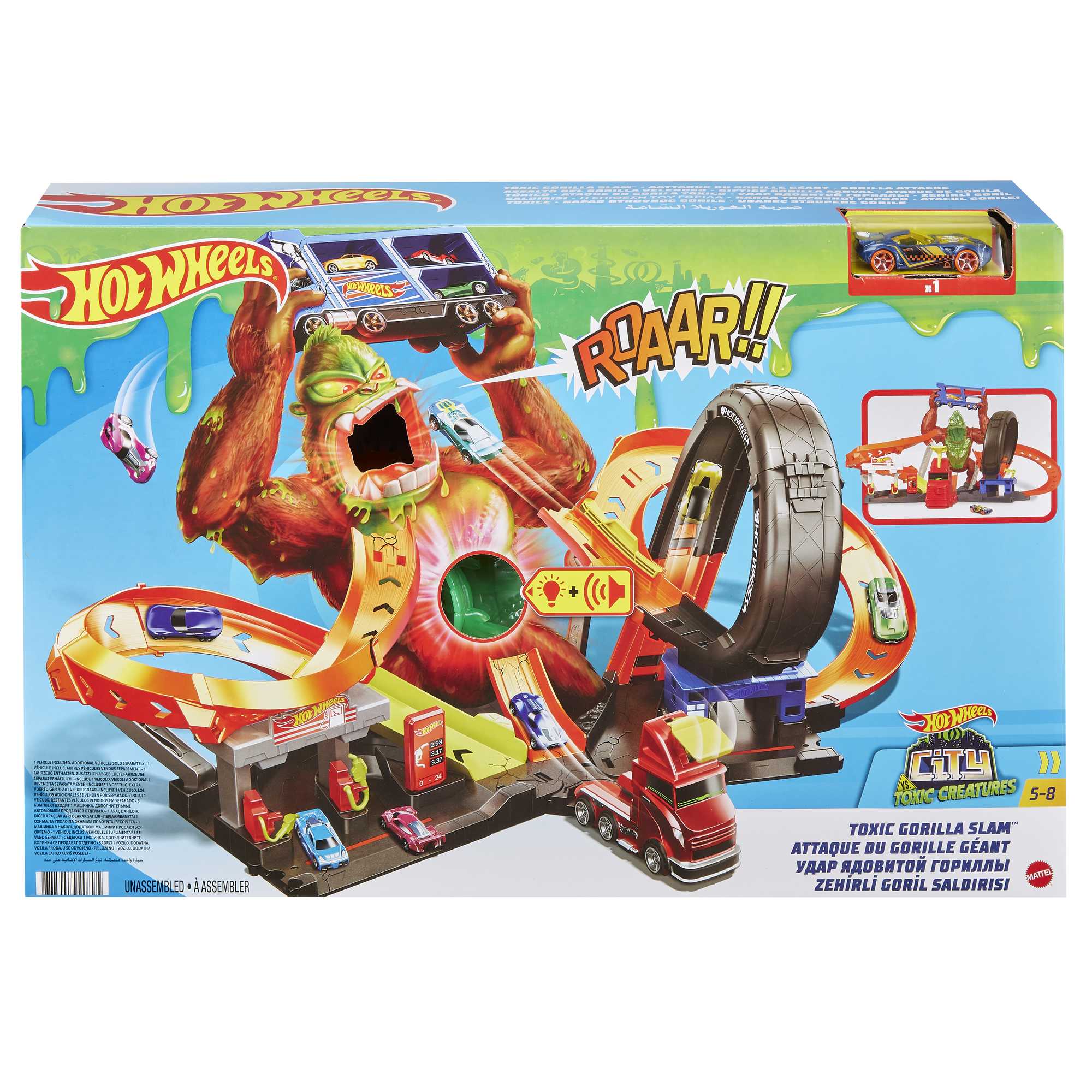 Набор игровой Hot Wheels Сити Атака бешеной гориллы - Image 6