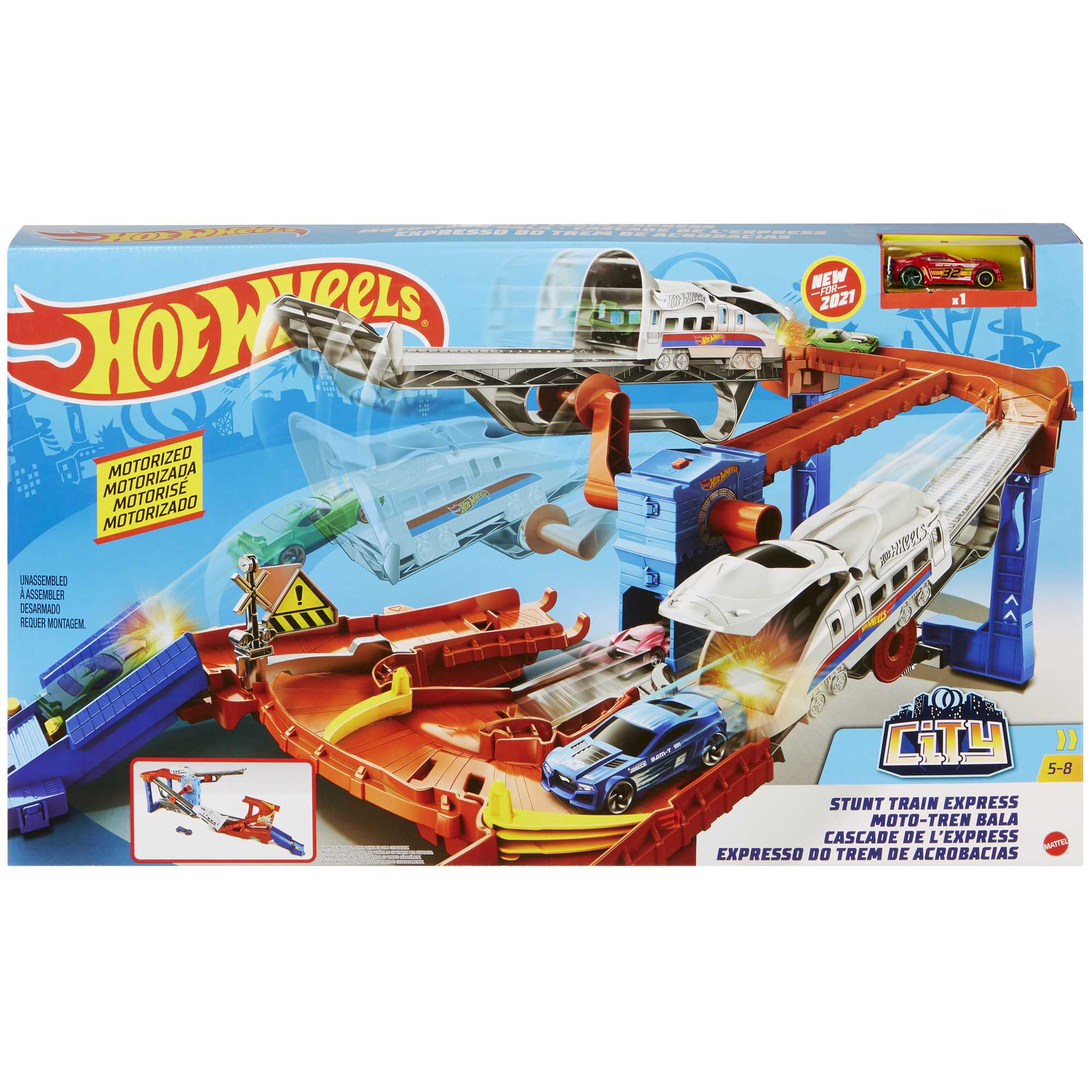 Набор игровой Hot Wheels Сити Скорый поезд - Image 6