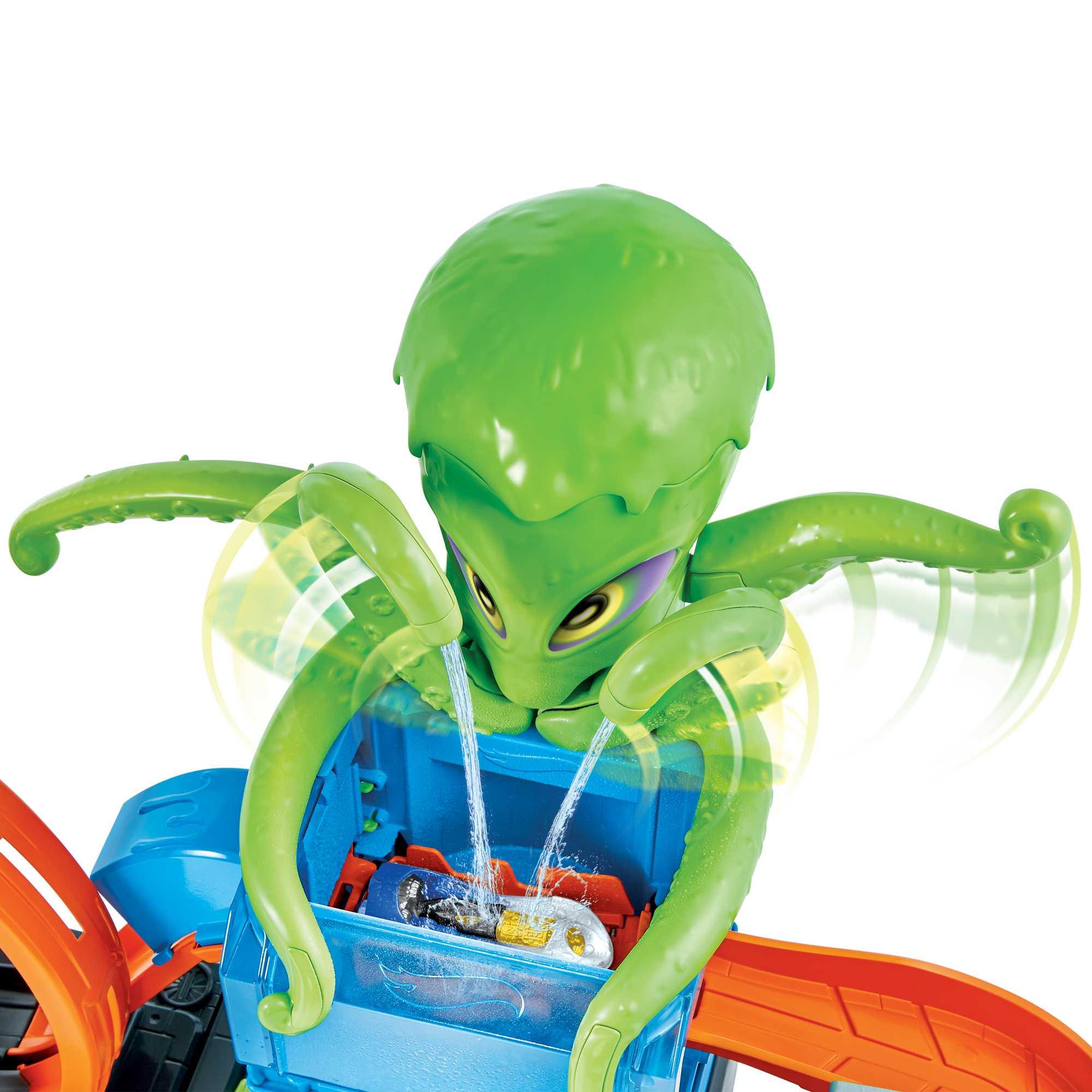Набор игровой Hot Wheels Сити Невообразимая автомойка с осьминогом - Image 4
