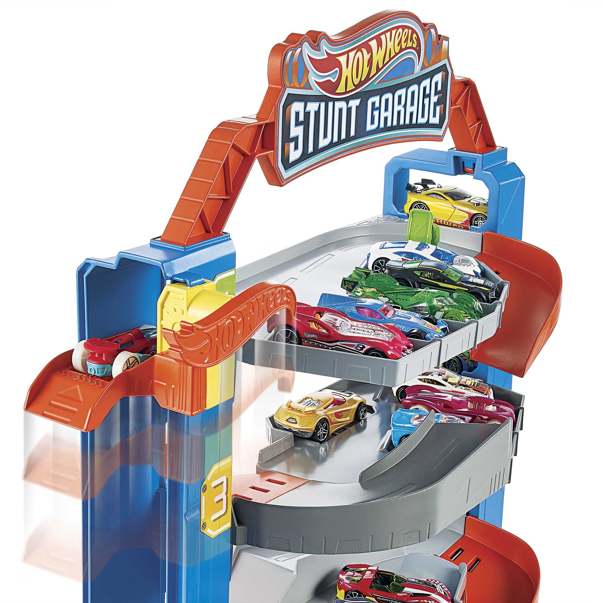 Набор игровой Hot Wheels Сити Трюковой гараж - Image 4