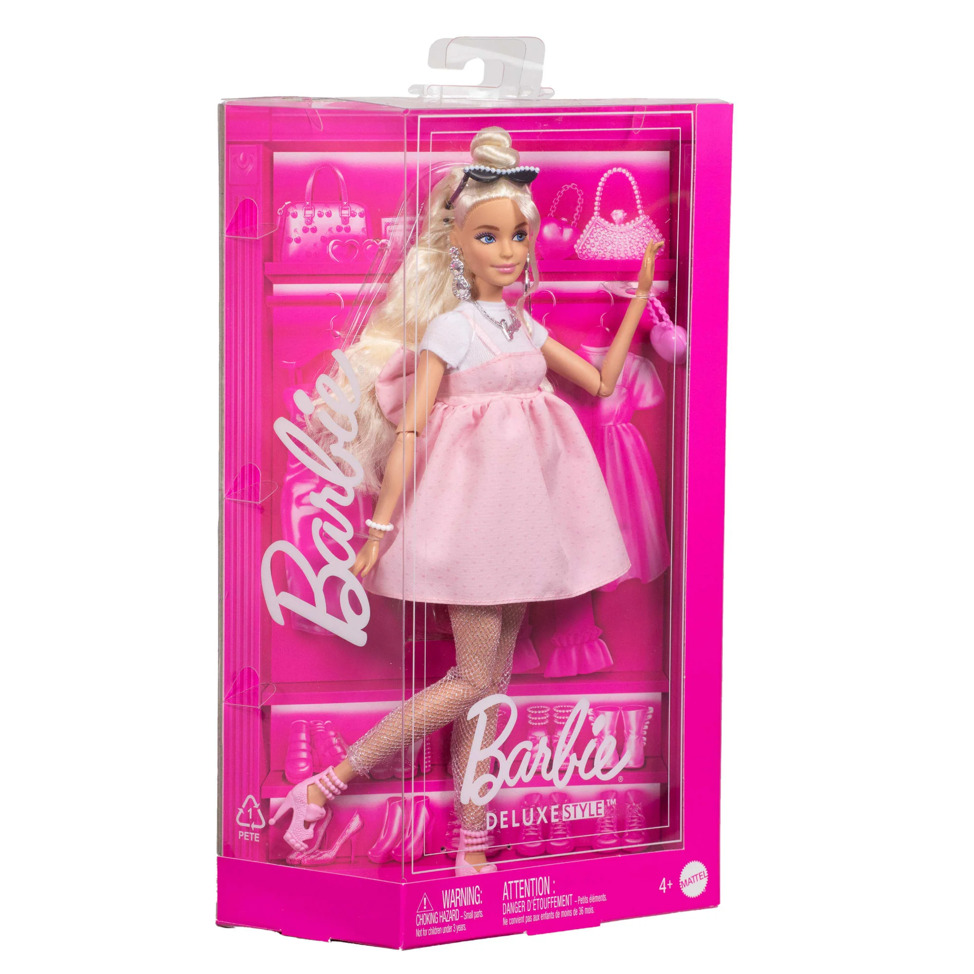 Şık Aksesuarları Ve Klasik Tarzdaki Pembe Kıyafetleriyle Barbie Stil İkonu Bebekler - Image 8