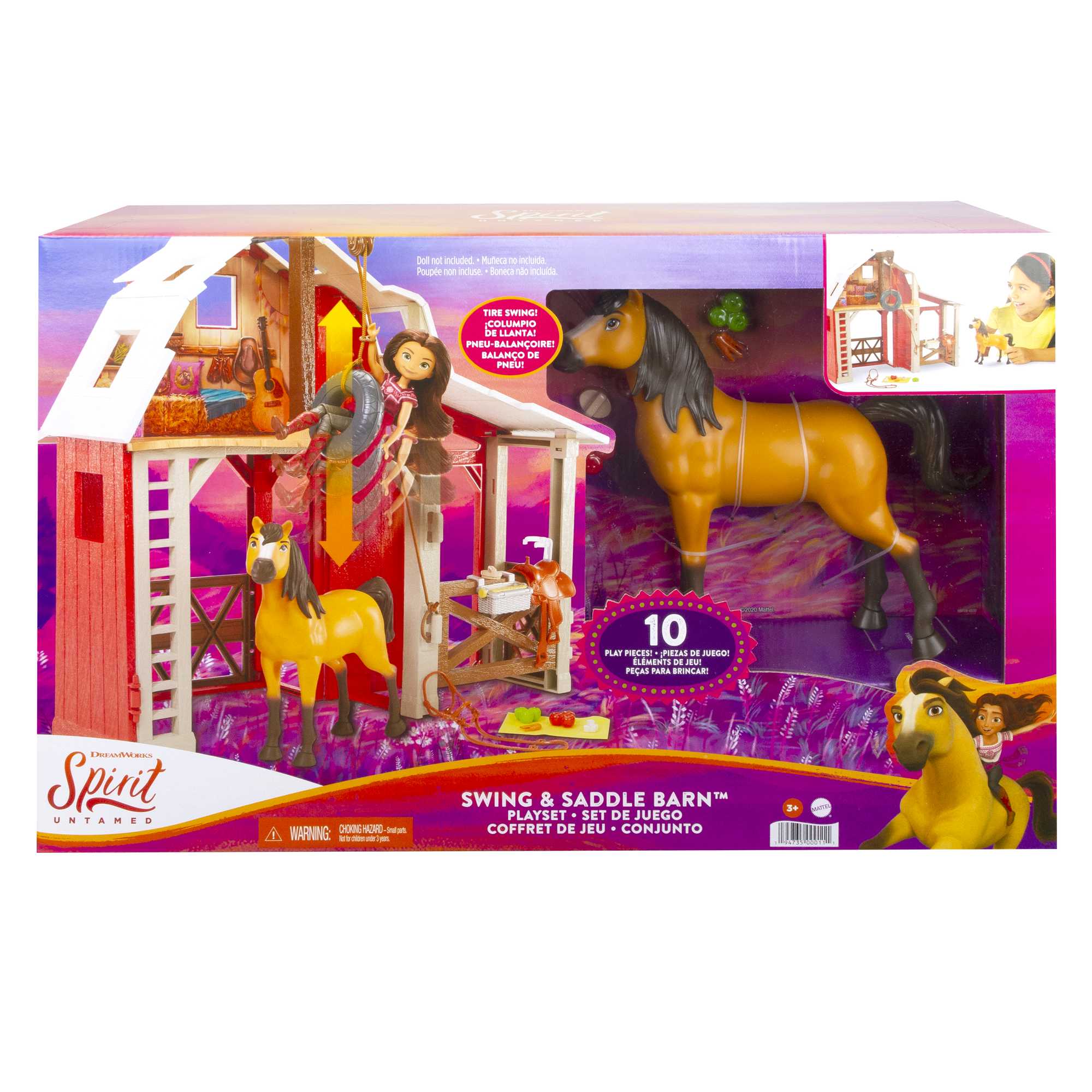 Spirit Untamed SWING & SADDLE BARN Playset - Image 6