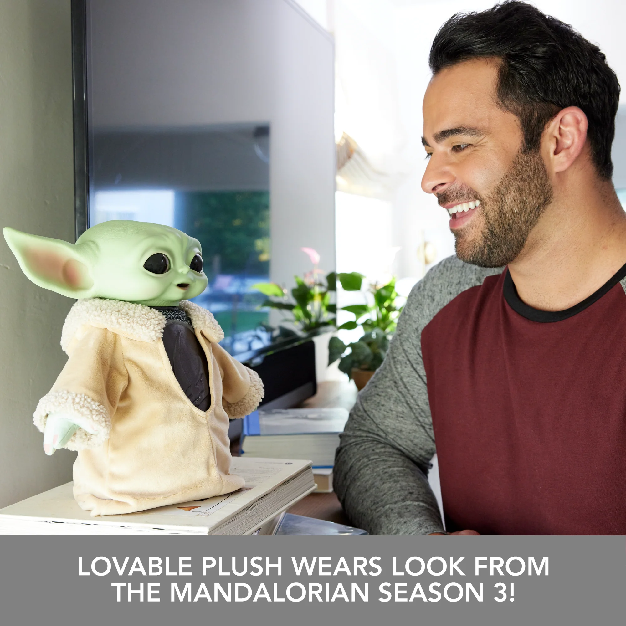Star Wars Din Grogu Plush Soft Doll With Hard Head Inspired By Season 3 Mandalorian, 11-Inch - Image 5