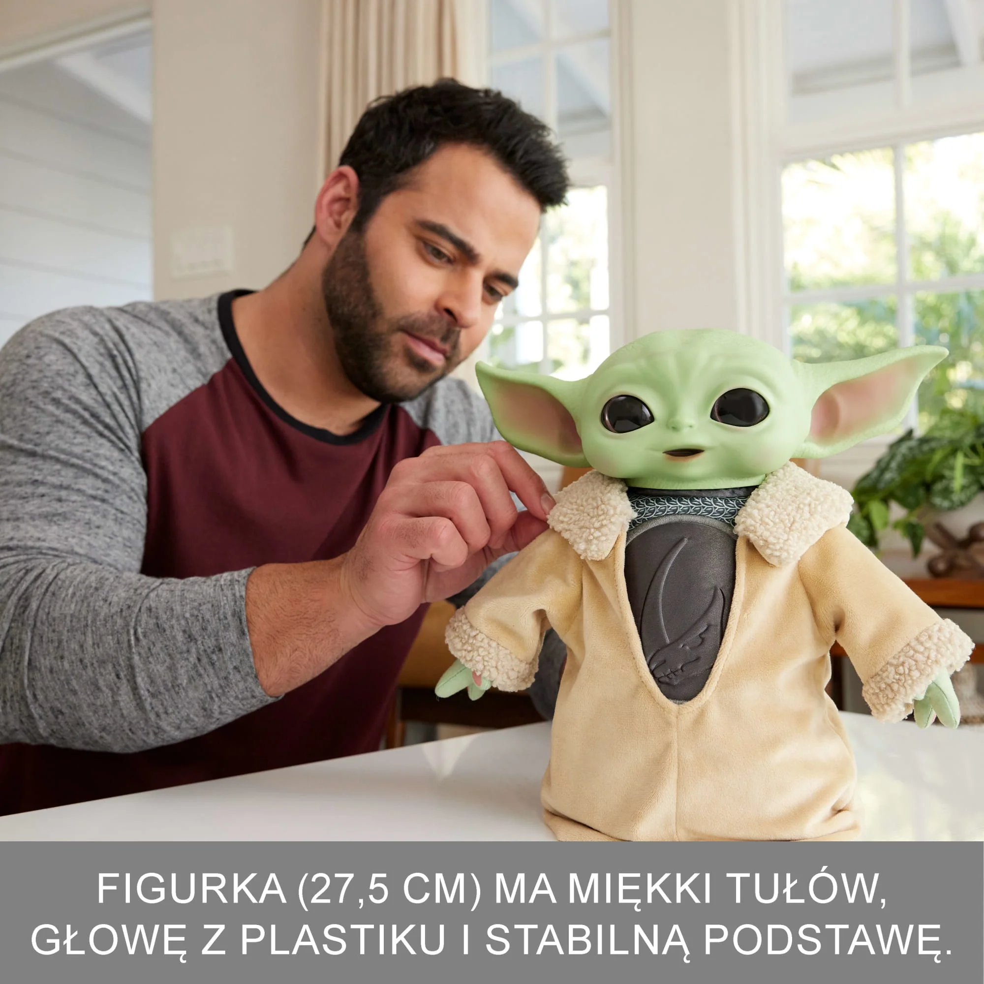 Star Wars Din Grogu Pluszak 28 cm Miękka zabawka Figurka - Image 5